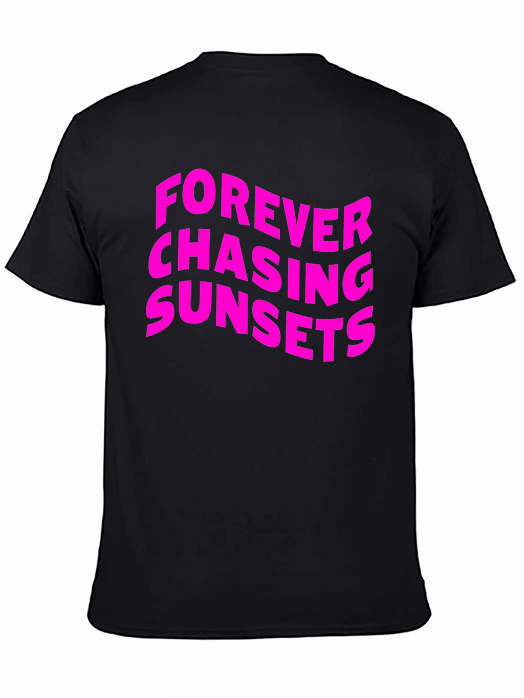 Forever Chasing Sunsets Graphic Tee - Black
