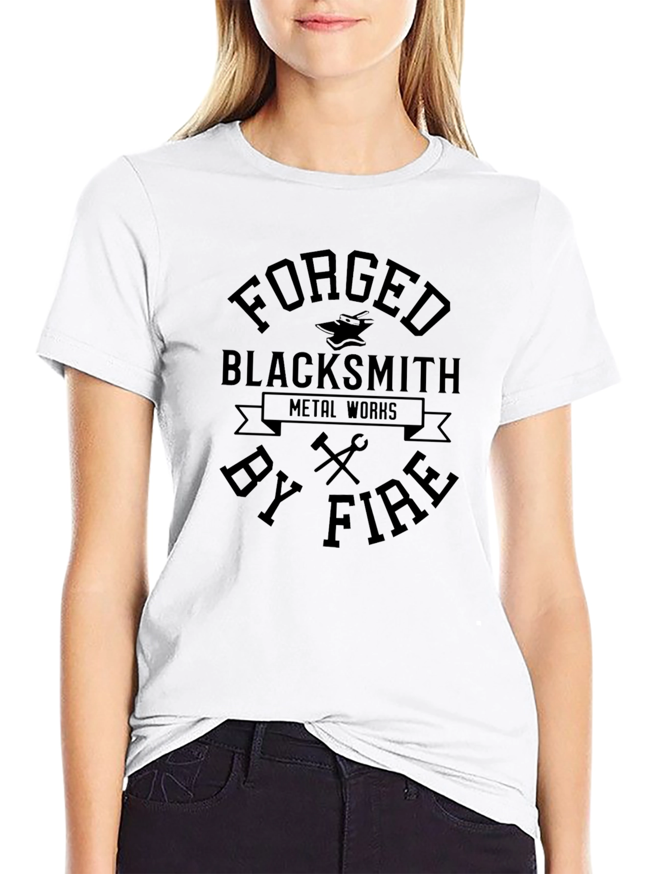 Forged Blacksmith Metal Works T-Shirt