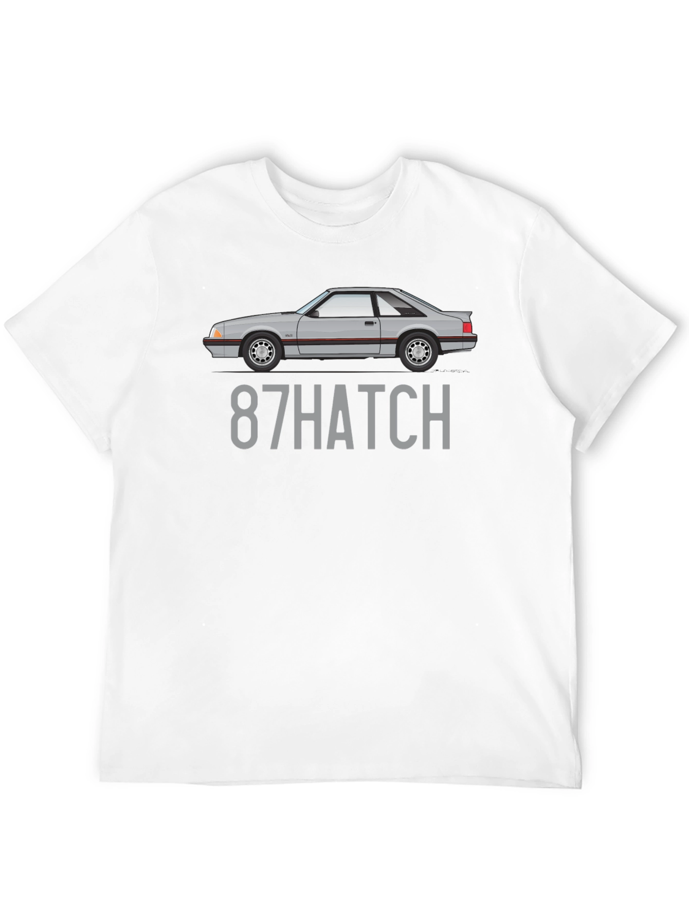 87 Hatch T-Shirt - Classic Car Enthusiast Tee