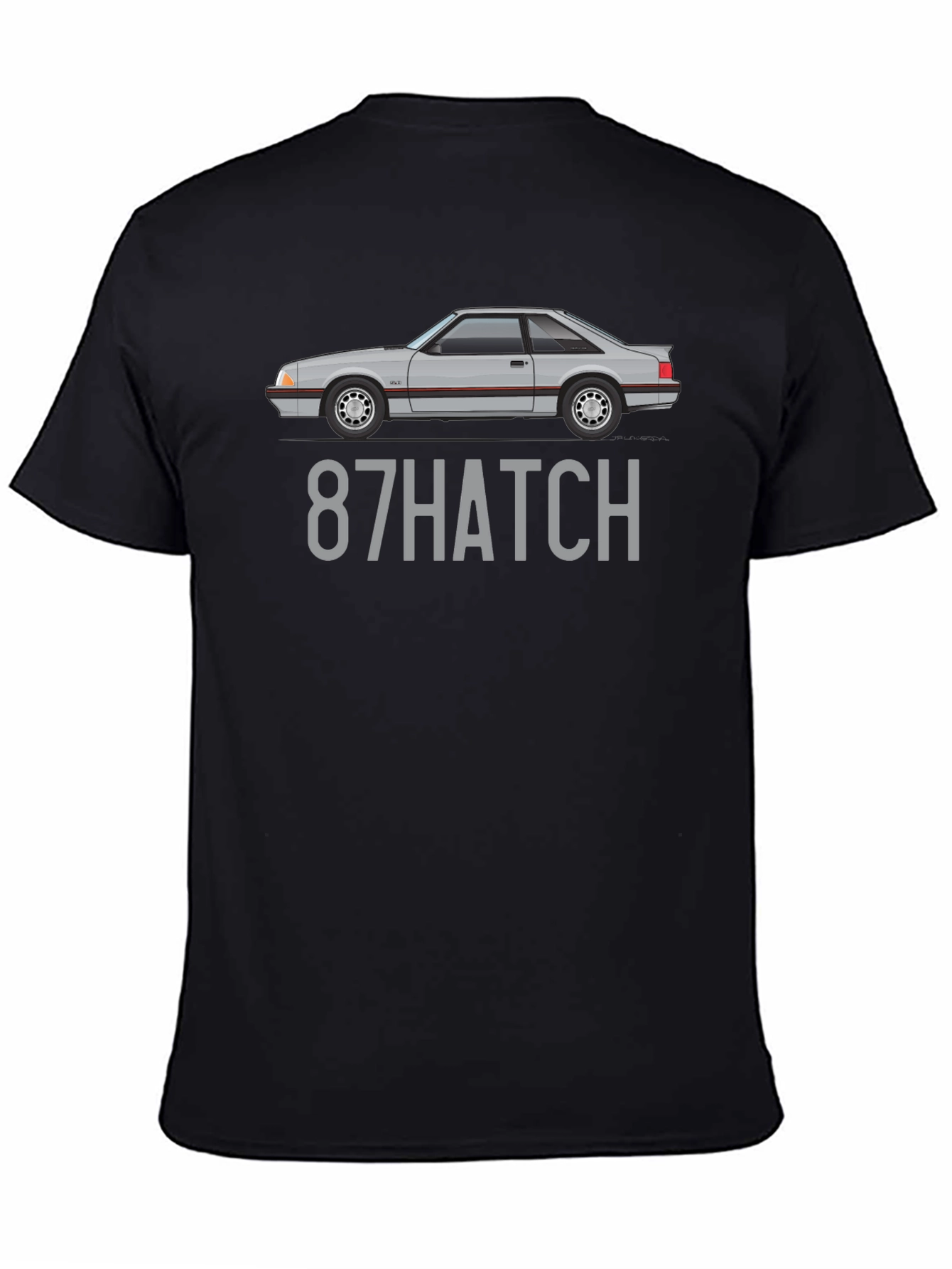 87 Hatch T-Shirt - Classic Car Enthusiast Tee