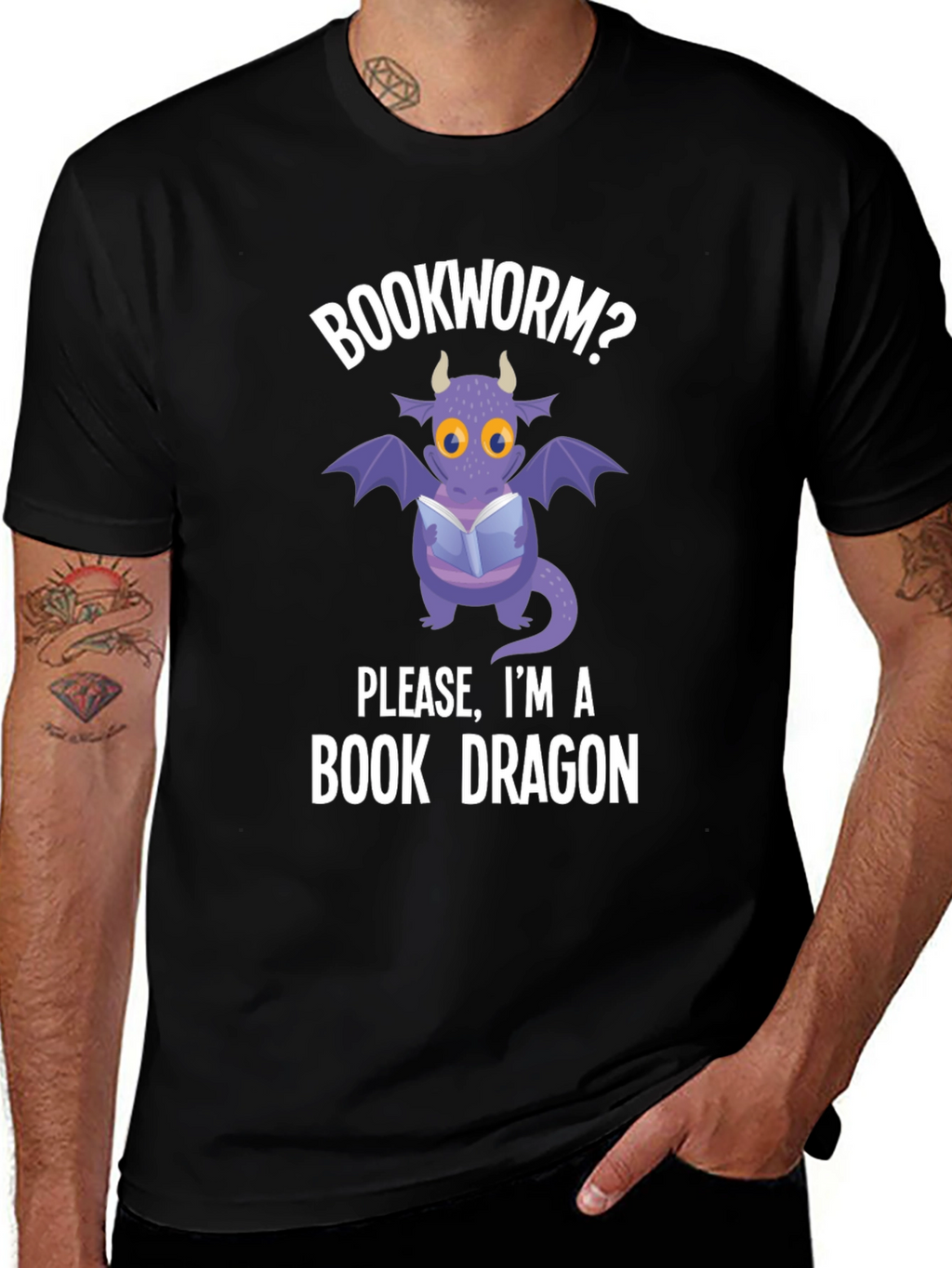 Book Dragon Graphic Tee