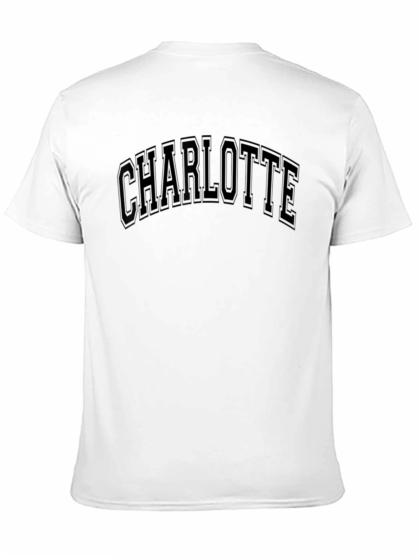 Charlotte Black Graphic Tee - Classic Style