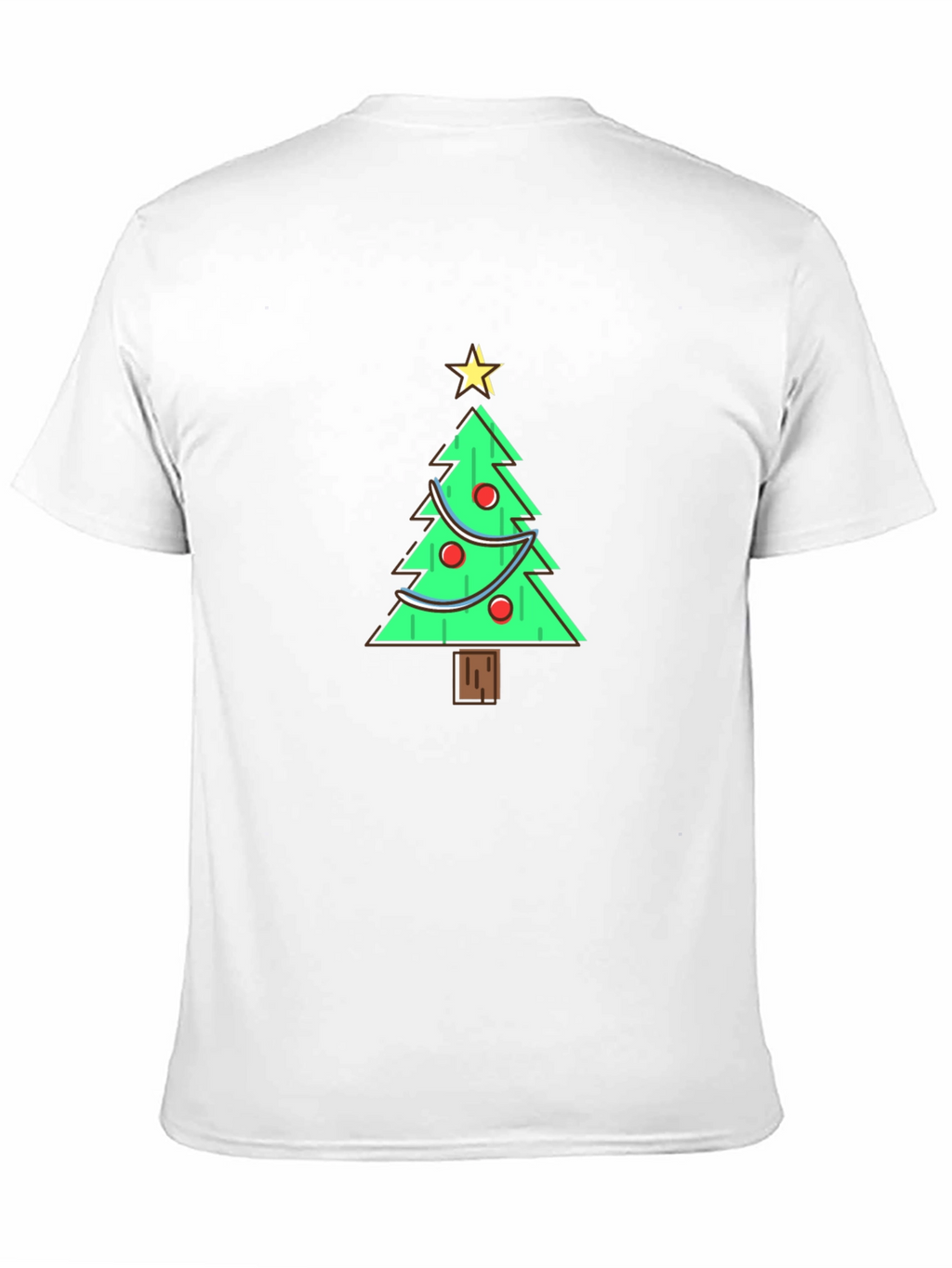 Festive Christmas Tree Graphic Tee