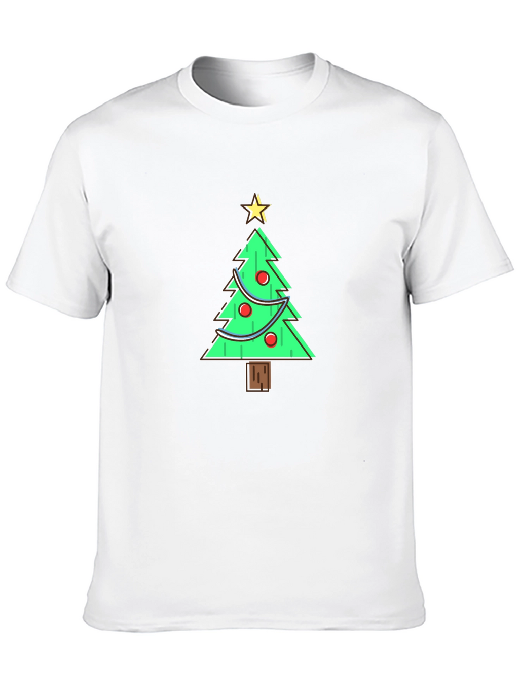 Festive Christmas Tree Graphic Tee