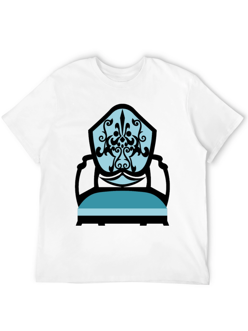 Stylish Chair Graphic Tee - Modern Comfort