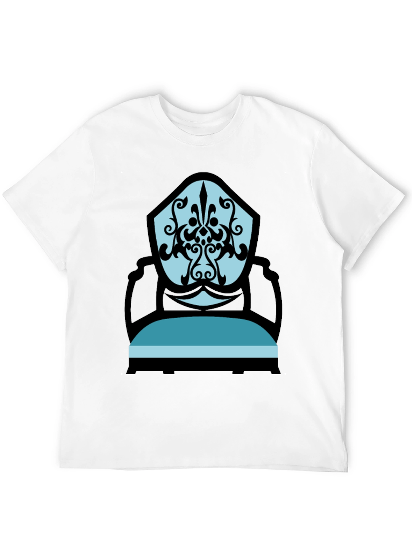 Stylish Chair Graphic Tee - Modern Comfort