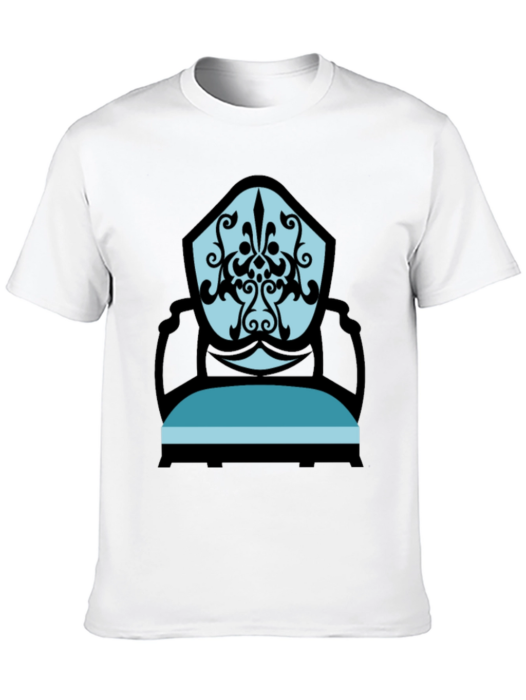 Stylish Chair Graphic Tee - Modern Comfort