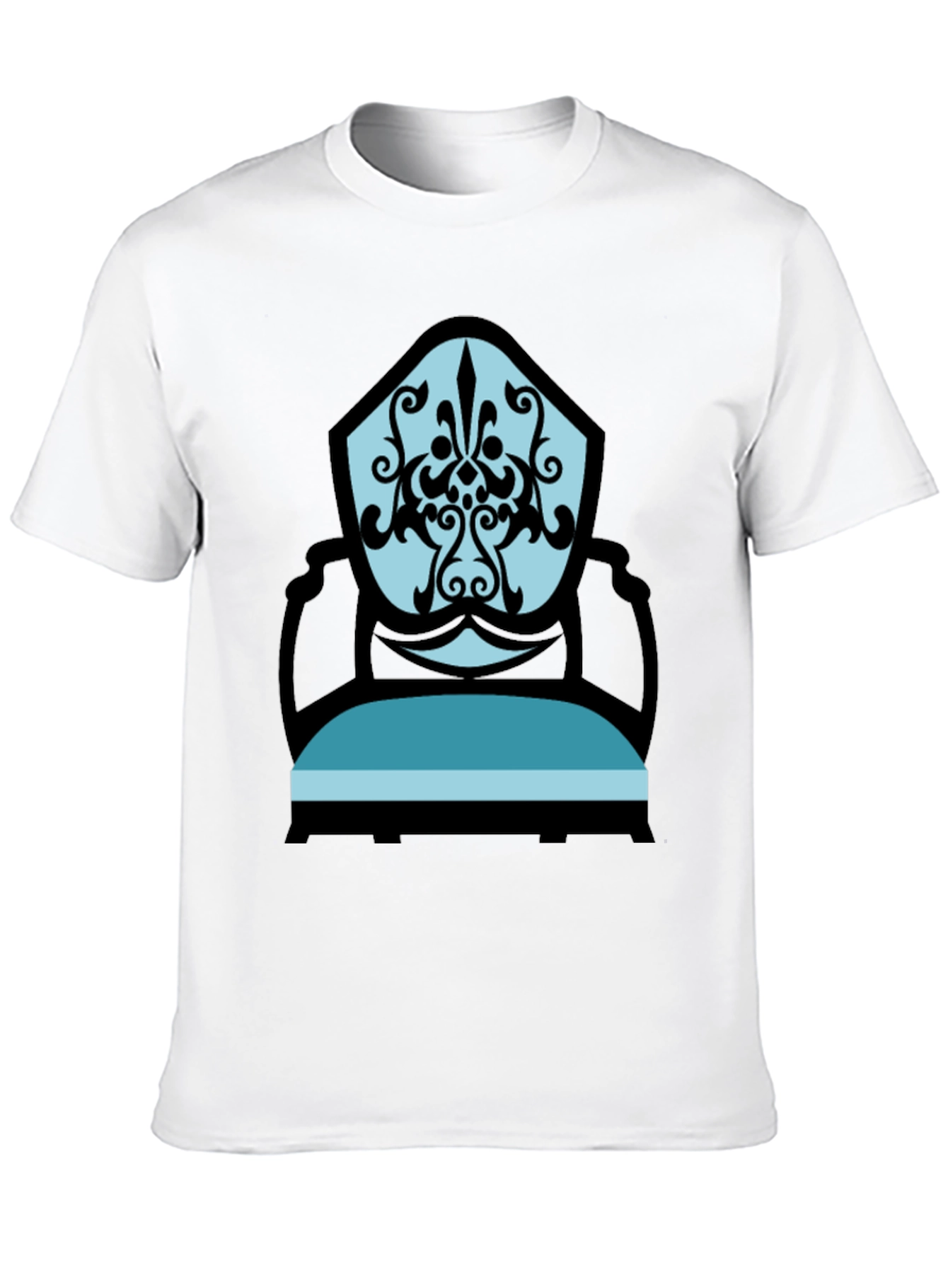 Stylish Chair Graphic Tee - Modern Comfort