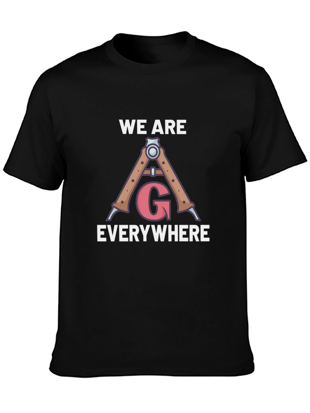 Freemason We Are Everywhere Graphic Tee