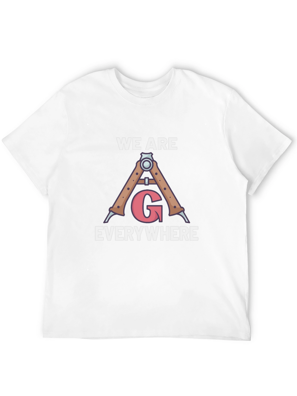 Freemason We Are Everywhere Graphic Tee