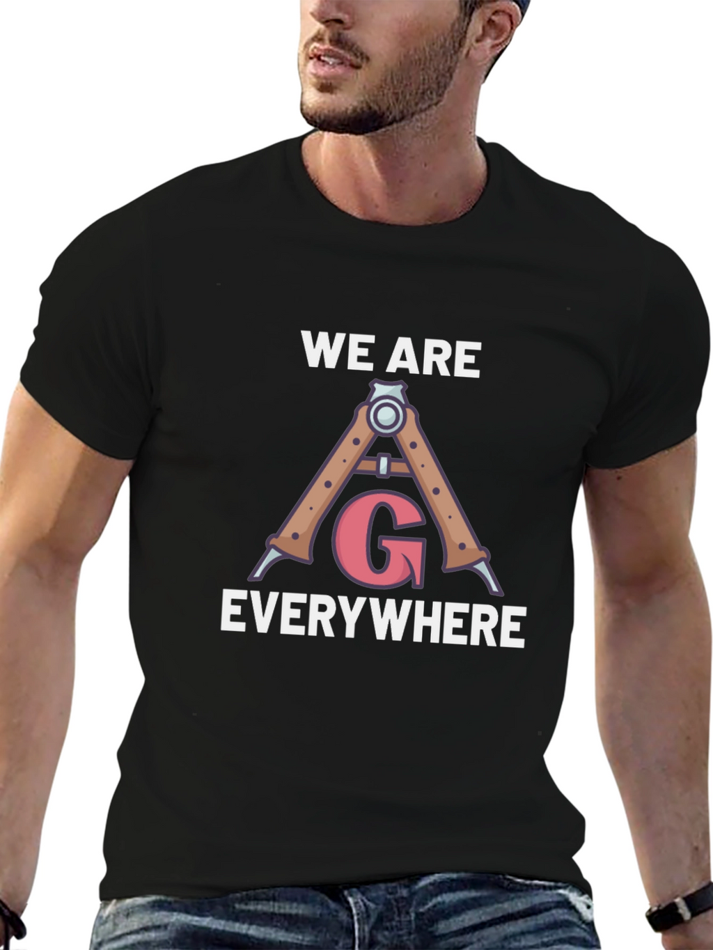 Freemason We Are Everywhere Graphic Tee