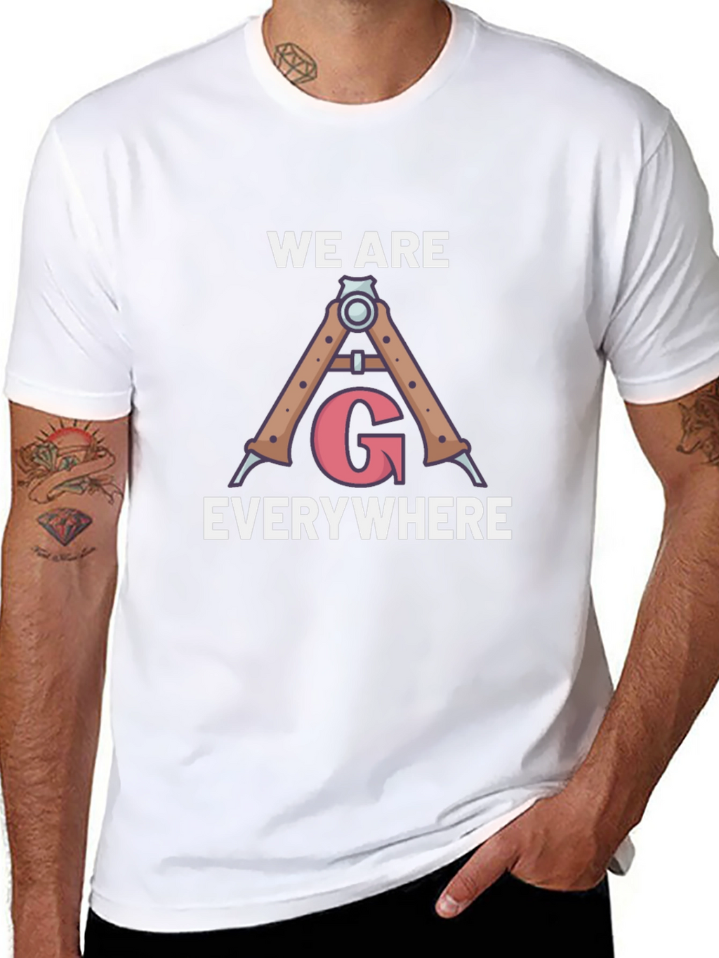 Freemason We Are Everywhere Graphic Tee