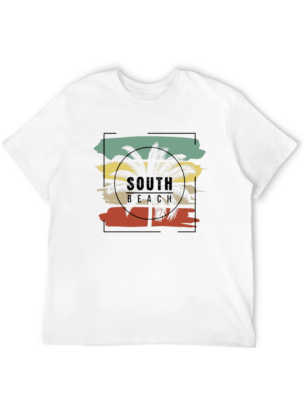 South Beach Palm Tree Graphic Tee