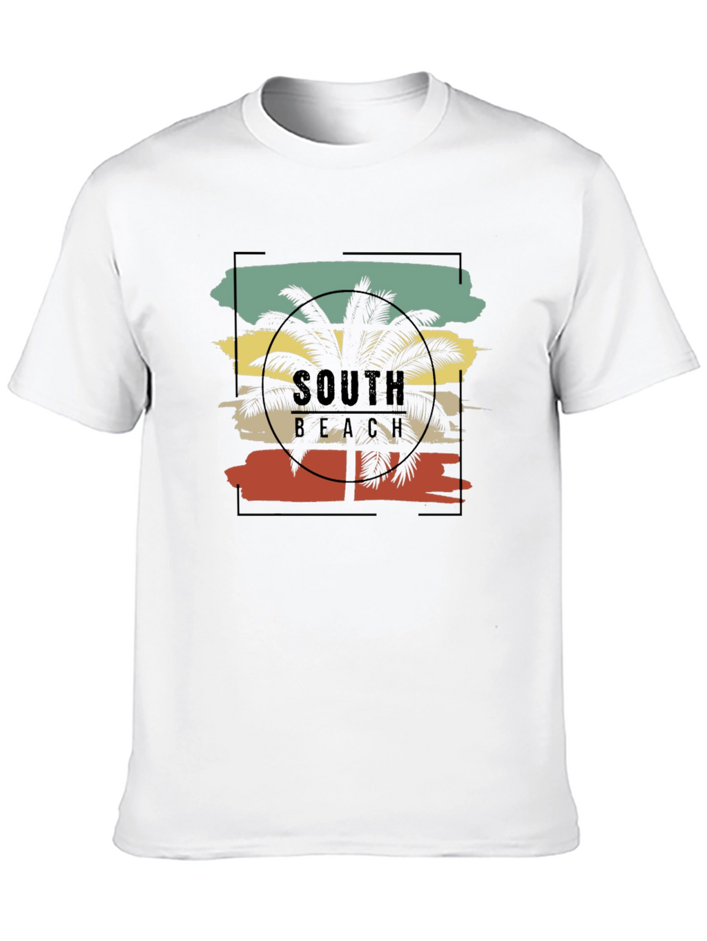 South Beach Palm Tree Graphic Tee