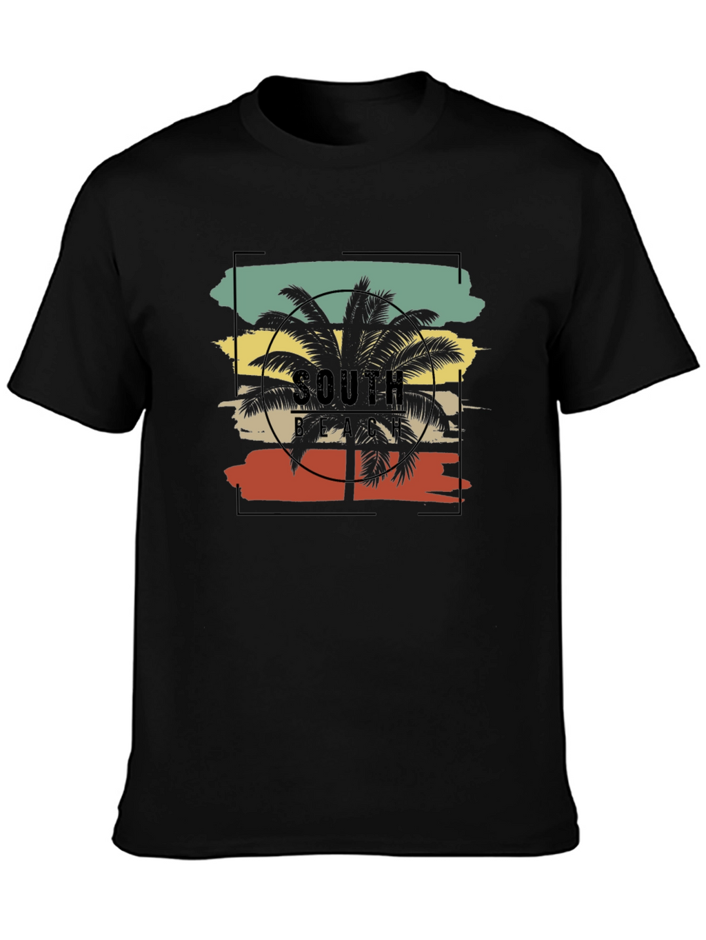 South Beach Palm Tree Graphic Tee