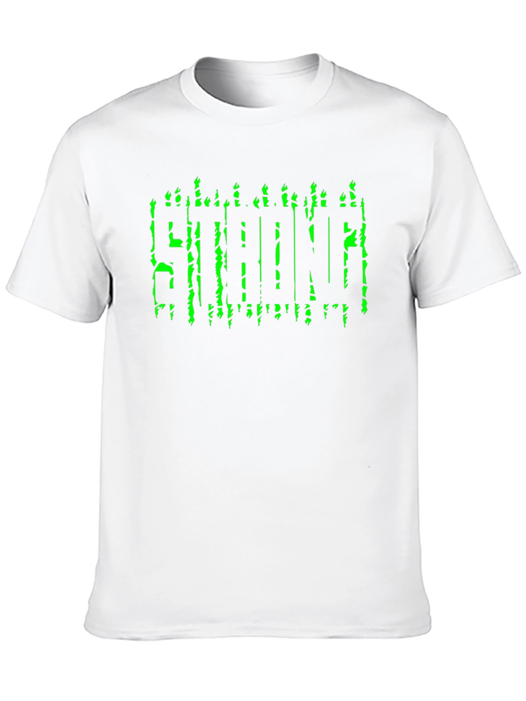 Strong Graphic Print Black T-Shirt