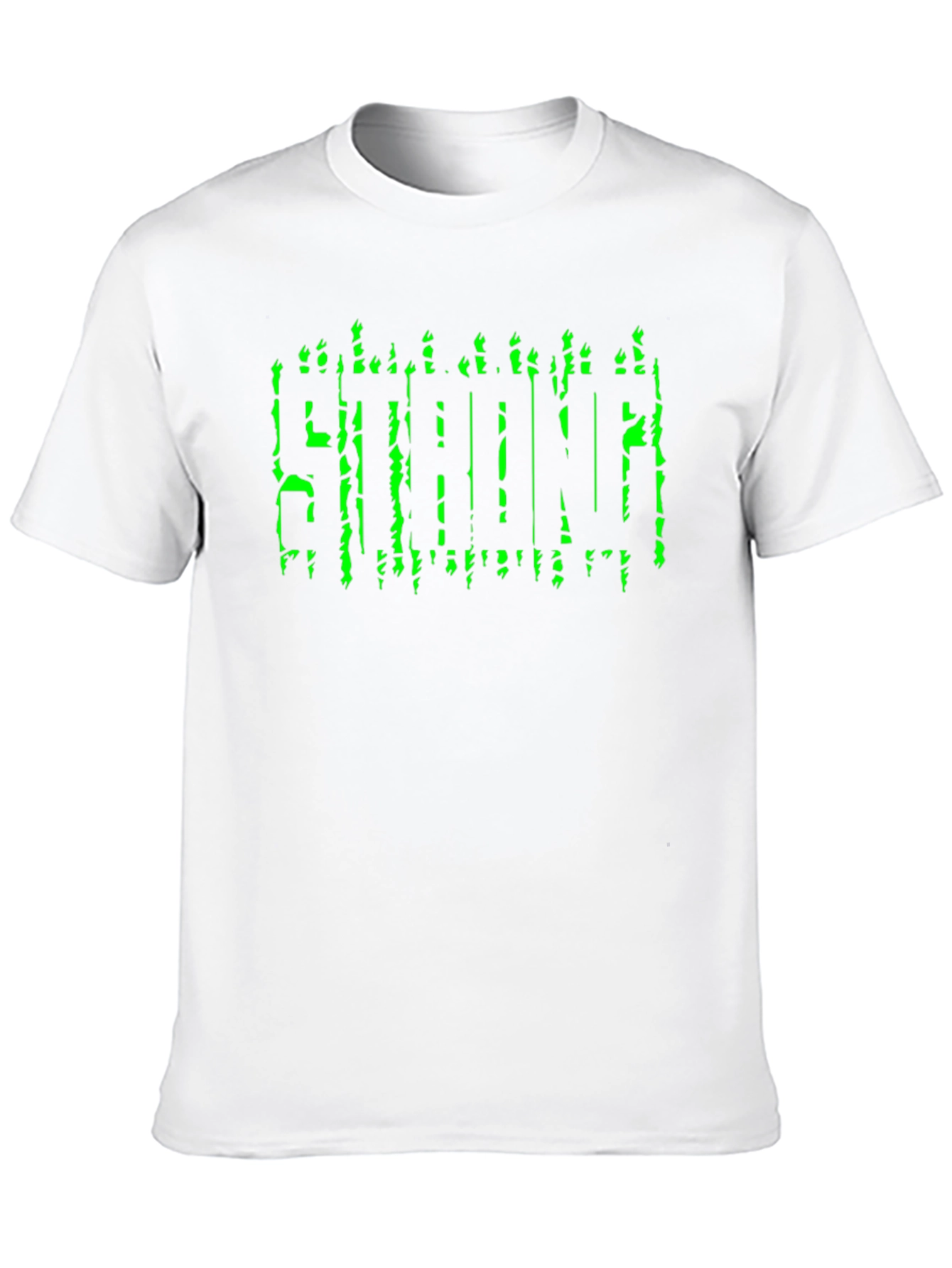 Strong Graphic Print Black T-Shirt