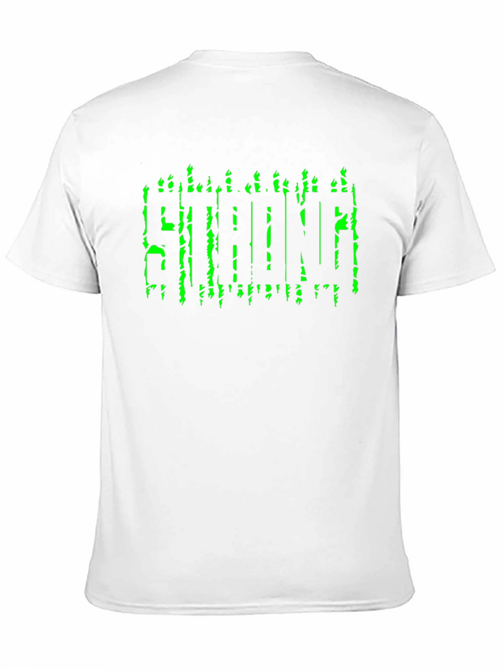 Strong Graphic Print Black T-Shirt