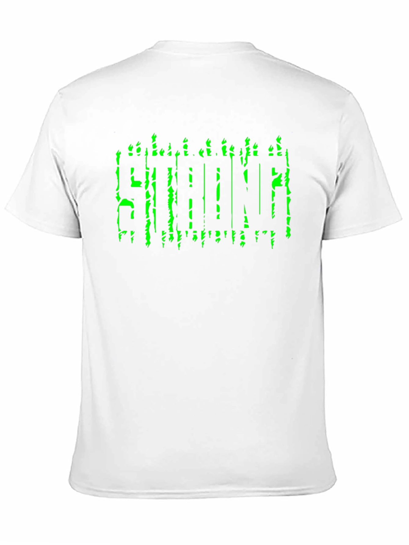 Strong Graphic Print Black T-Shirt