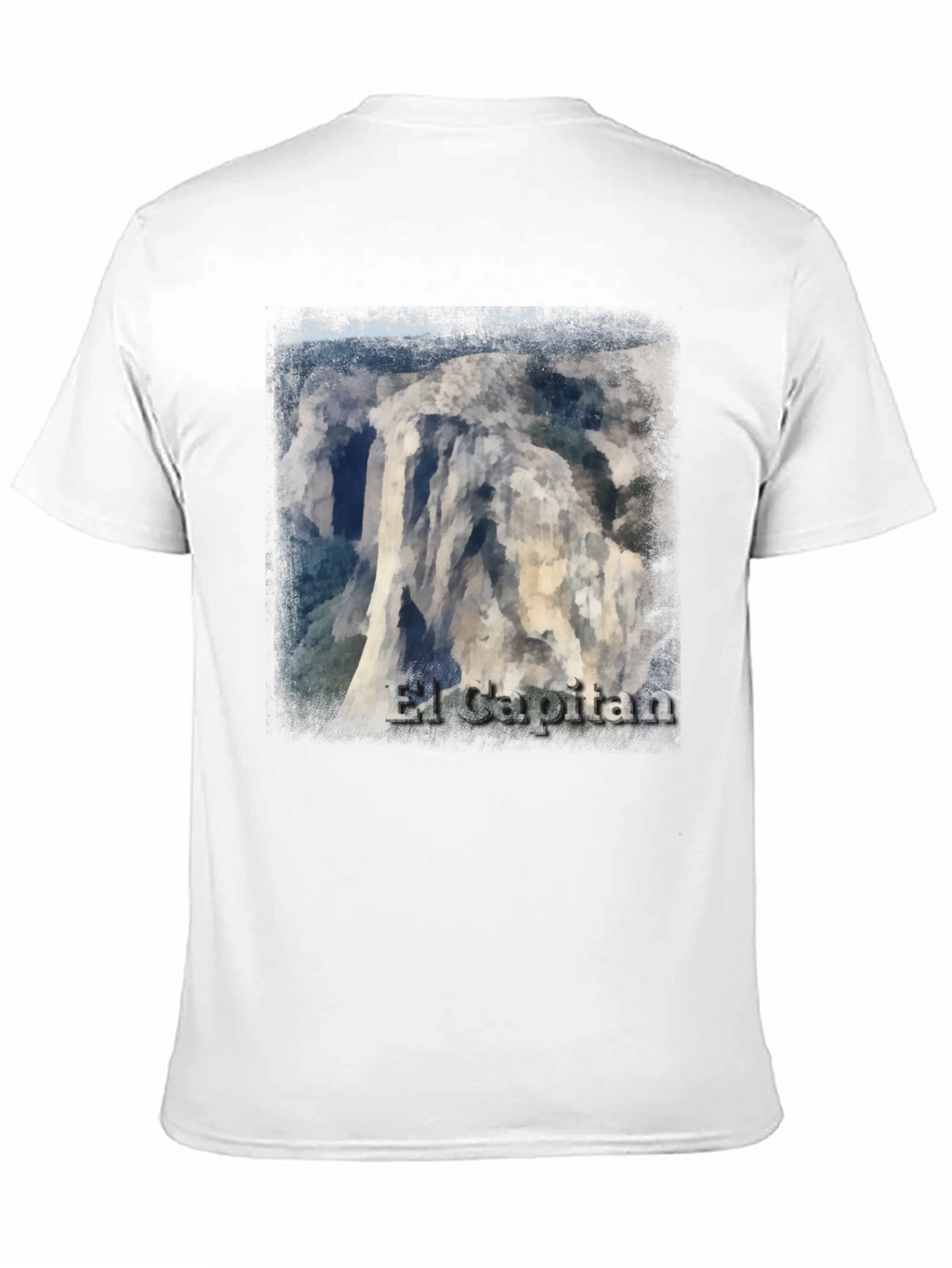 El Capitan Graphic Tee - Black Cotton T-Shirt