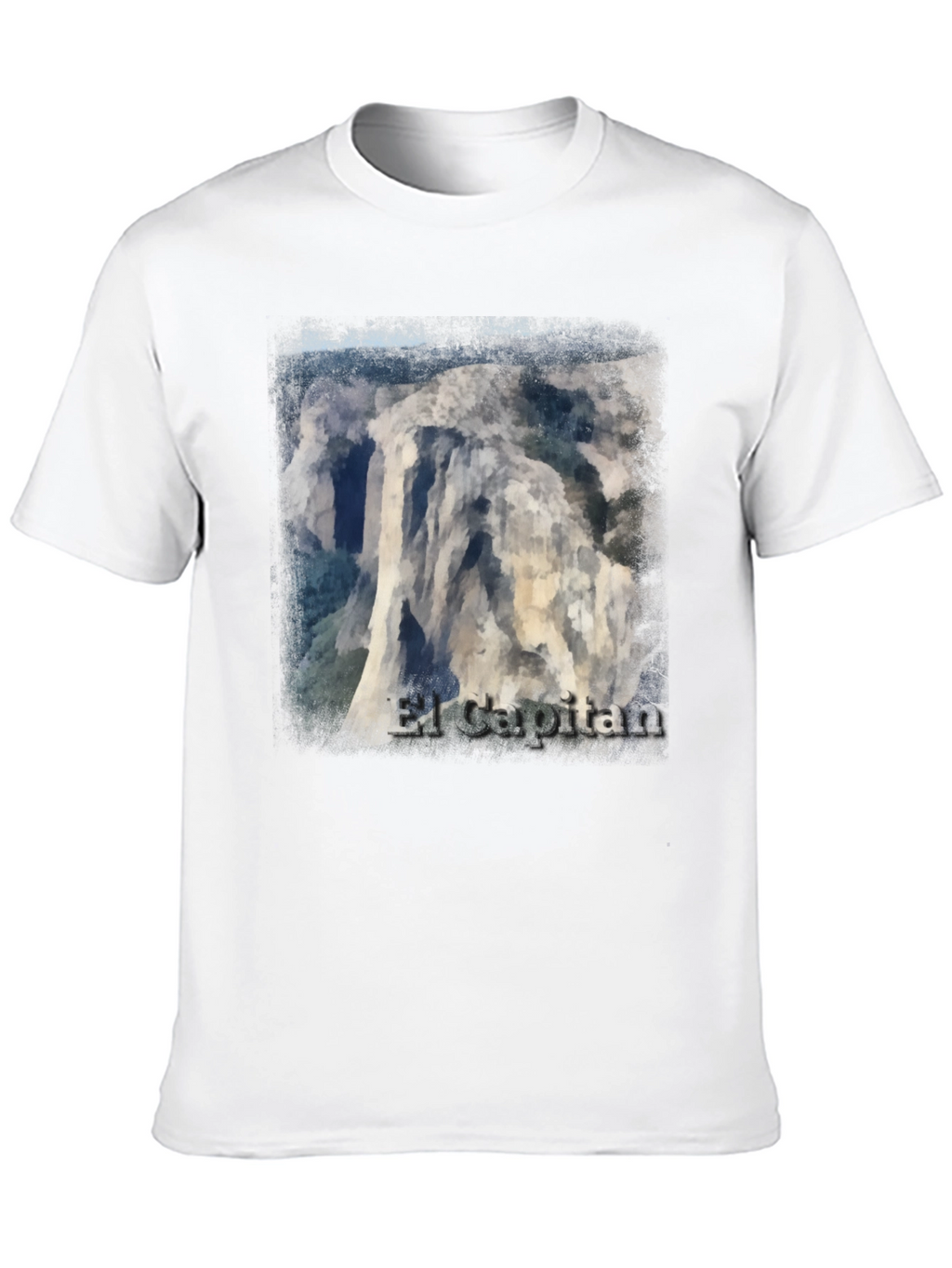 El Capitan Graphic Tee - Black Cotton T-Shirt
