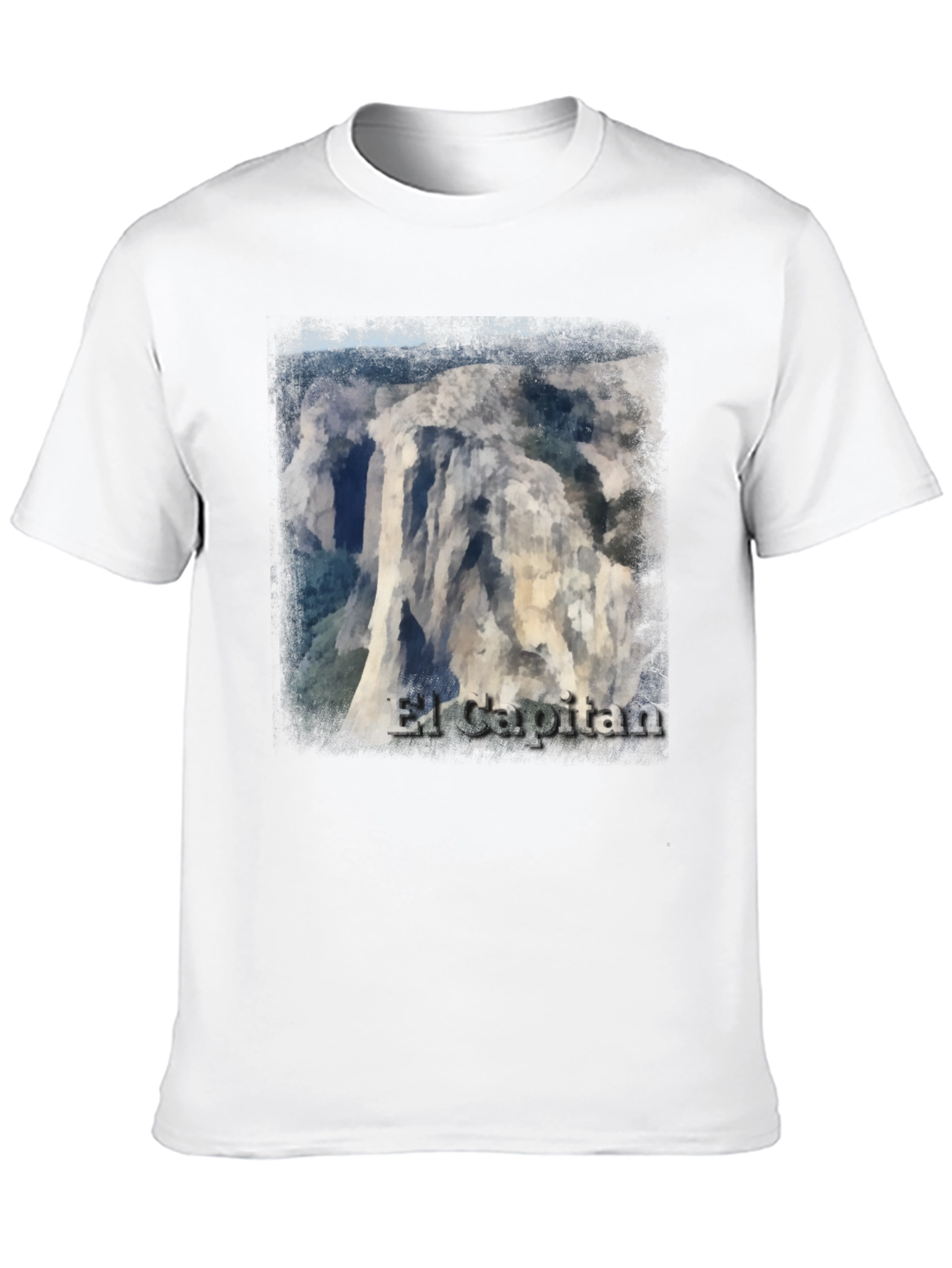 El Capitan Graphic Tee - Black Cotton T-Shirt