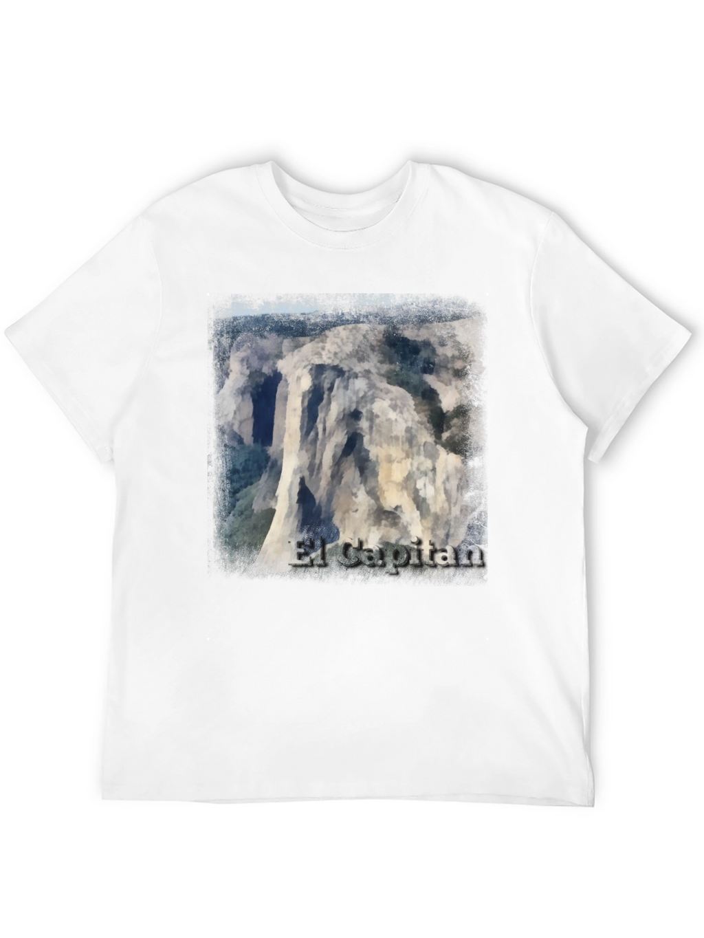 El Capitan Graphic Tee - Black Cotton T-Shirt