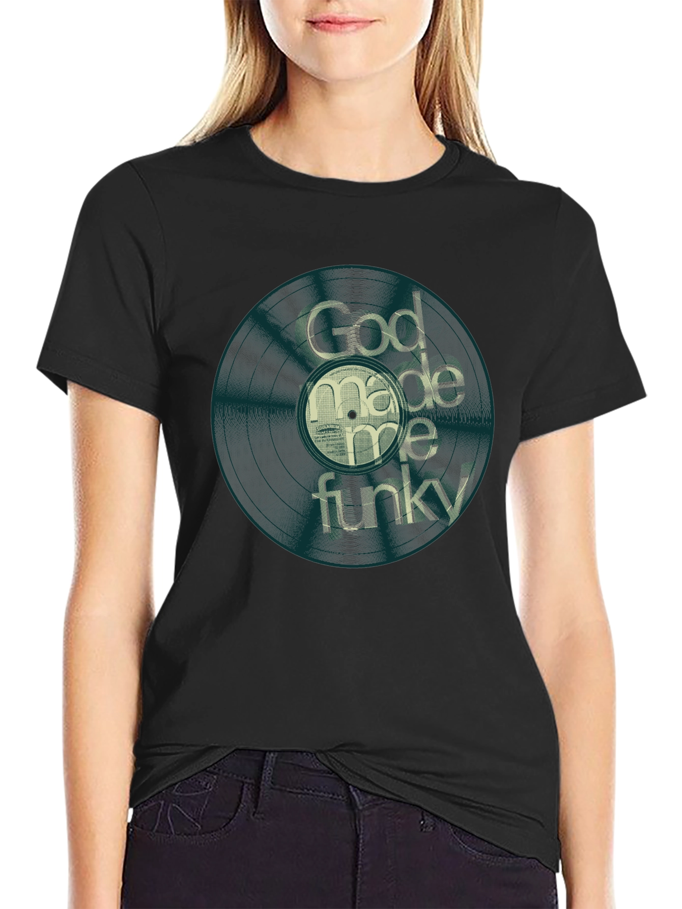 God Made Me Funky Graphic Tee