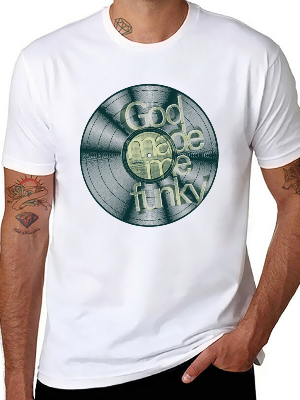 God Made Me Funky Graphic Tee
