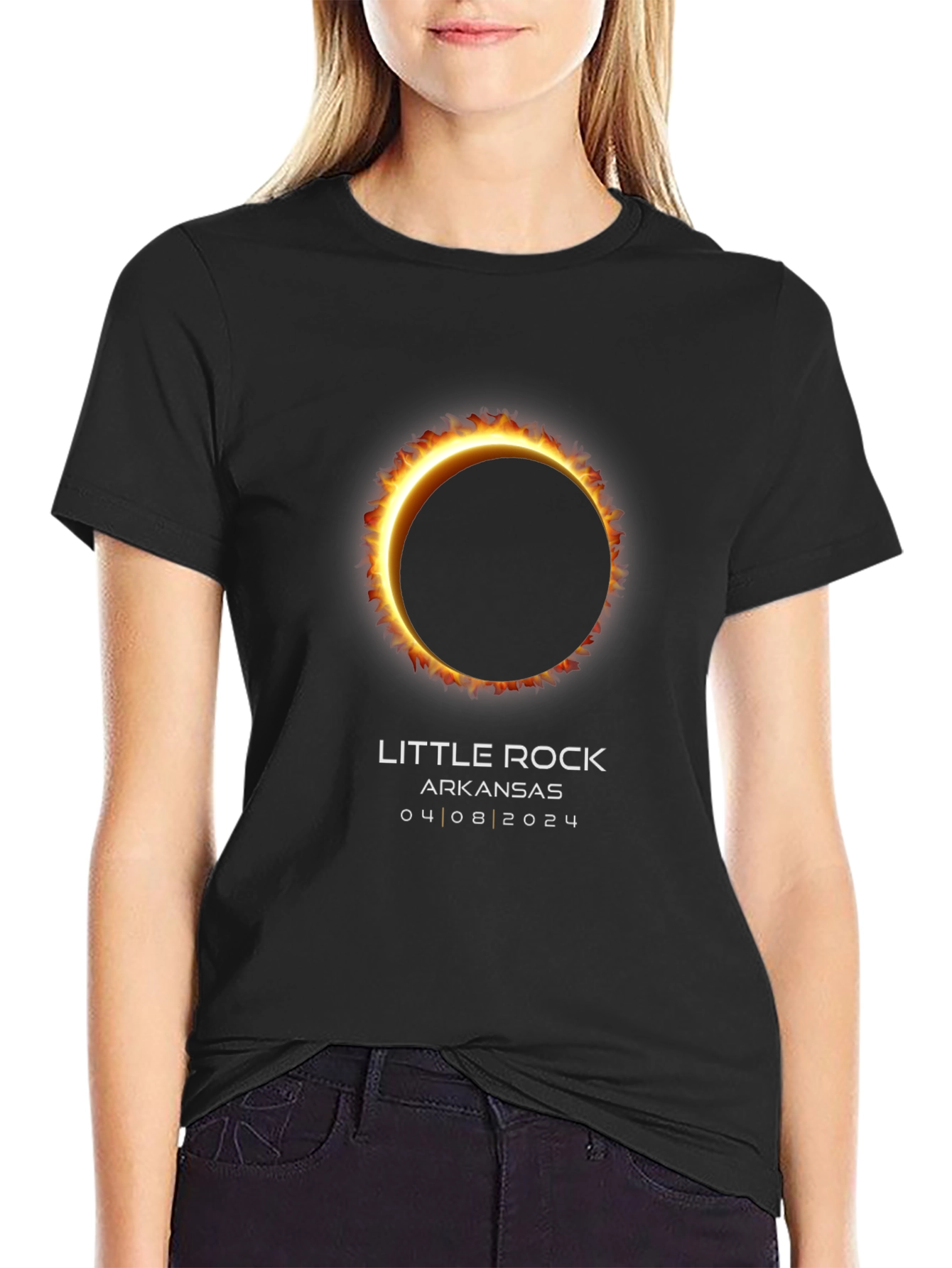 Little Rock Eclipse 2024 T-Shirt
