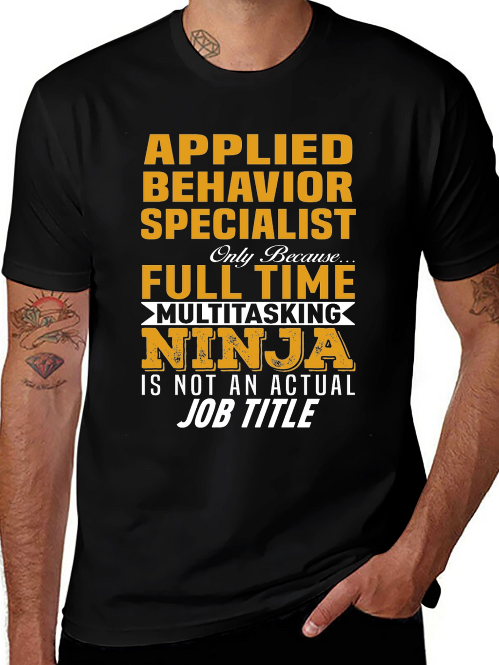 Applied Behavior Specialist Ninja T-Shirt
