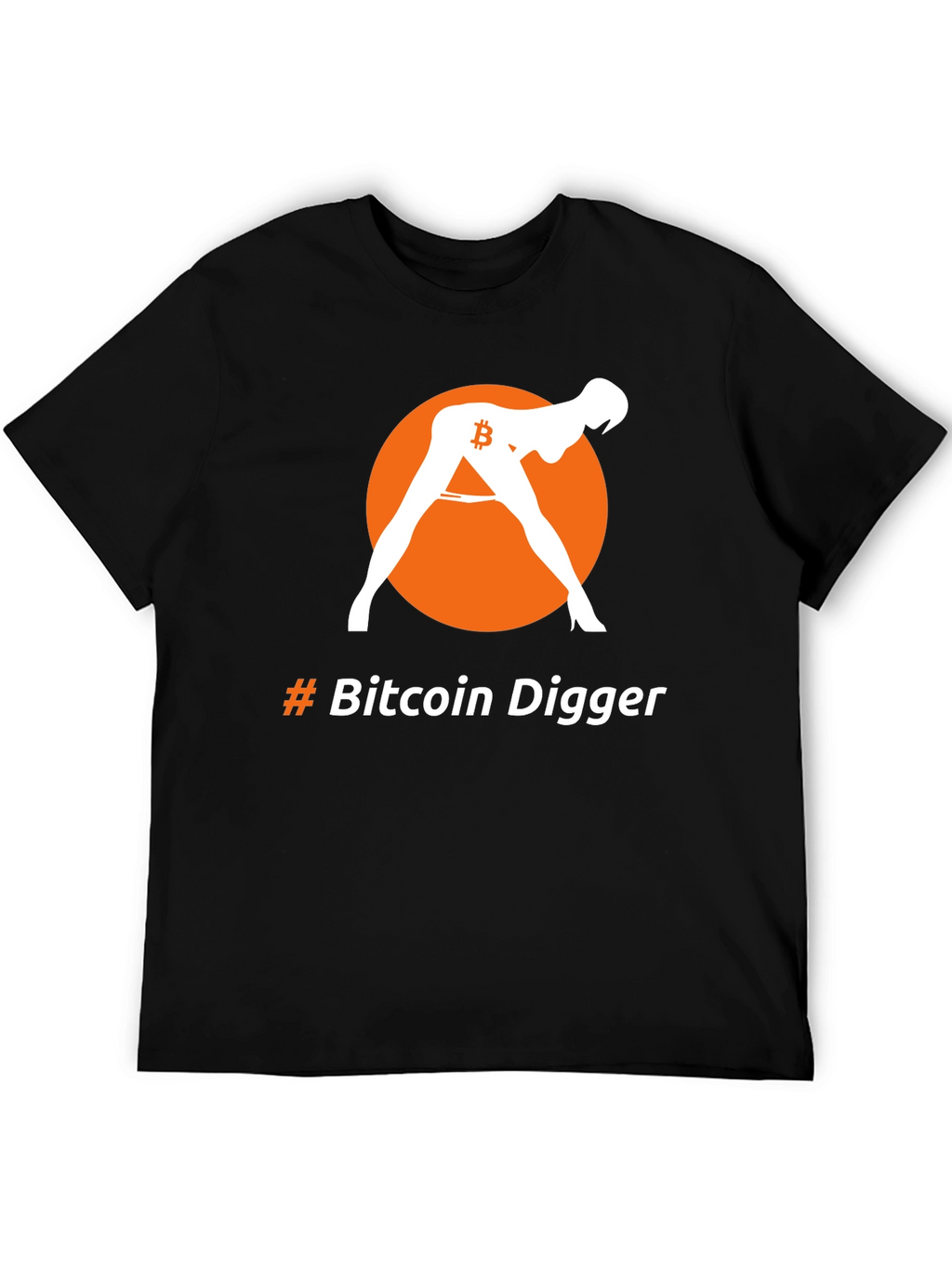 Bitcoin Digger Graphic Tee - Crypto Humor T-Shirt