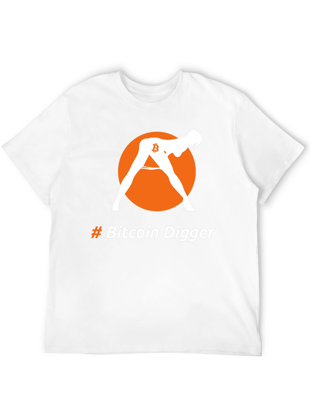 Bitcoin Digger Graphic Tee - Crypto Humor T-Shirt