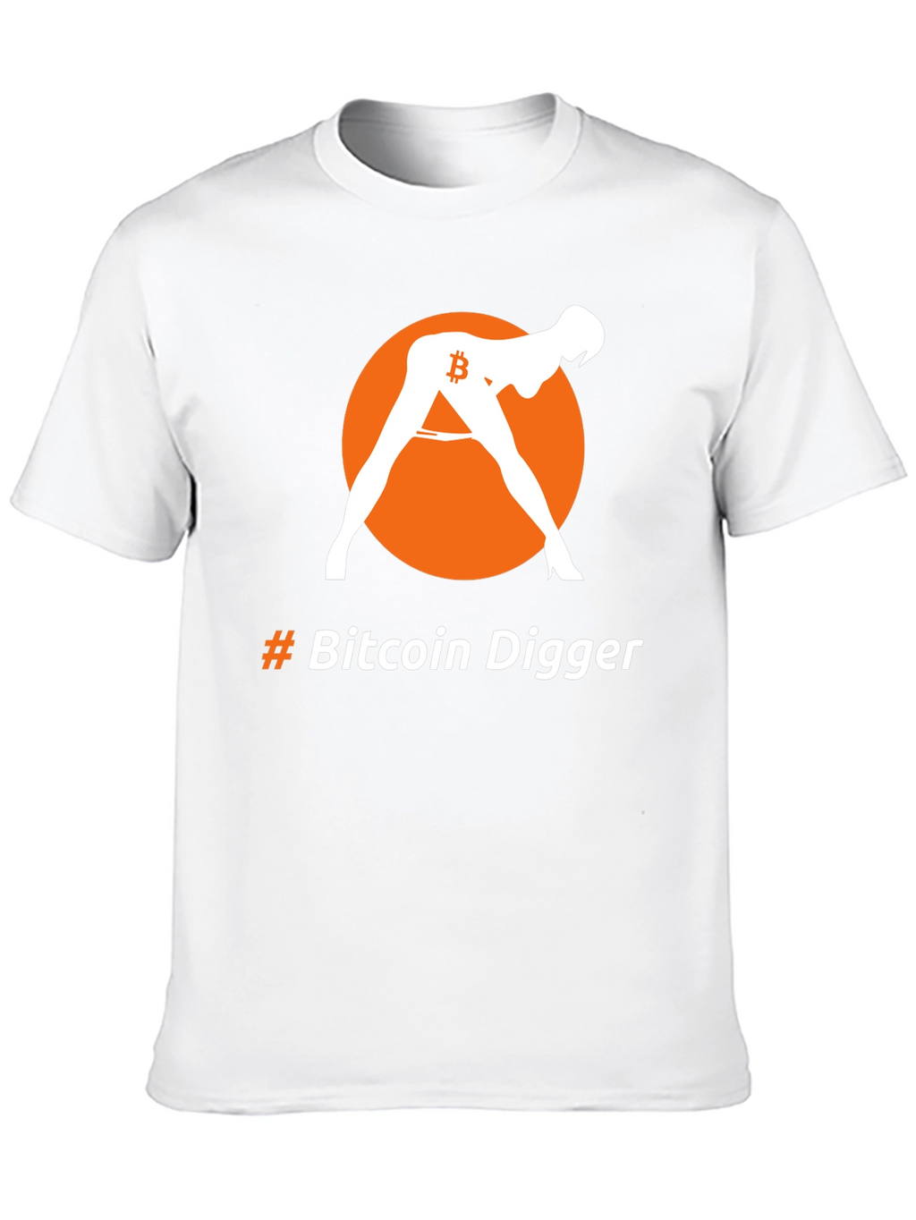 Bitcoin Digger Graphic Tee - Crypto Humor T-Shirt