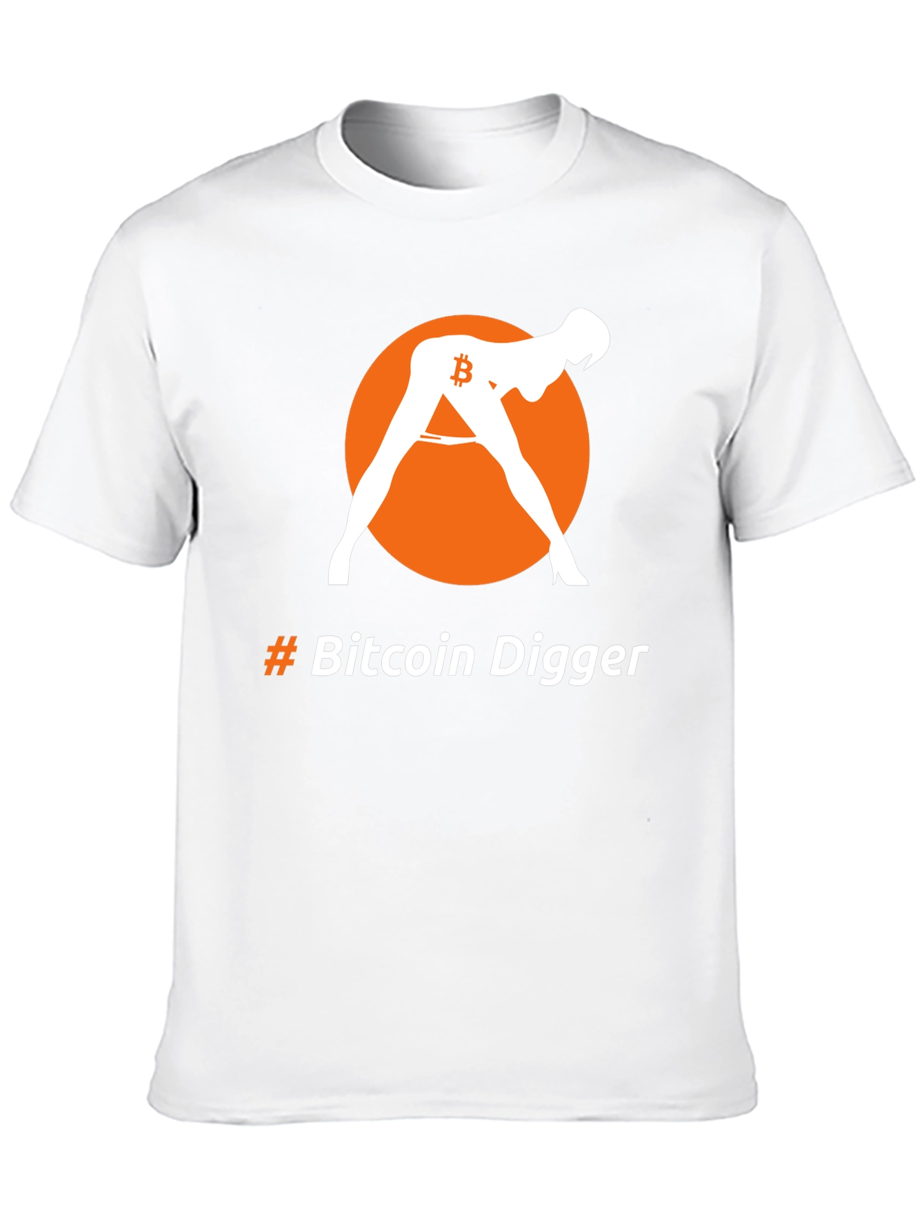 Bitcoin Digger Graphic Tee - Crypto Humor T-Shirt