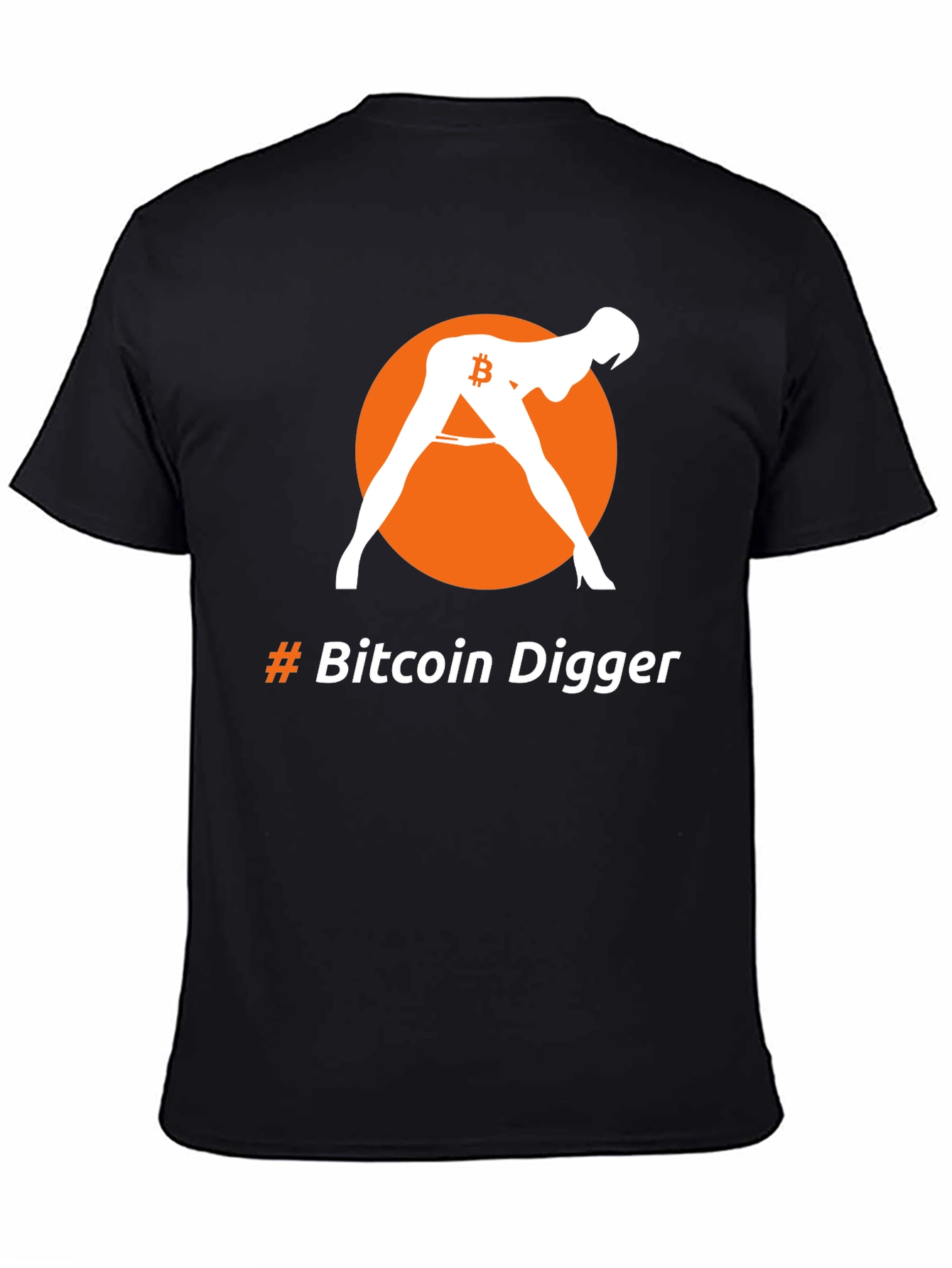Bitcoin Digger Graphic Tee - Crypto Humor T-Shirt