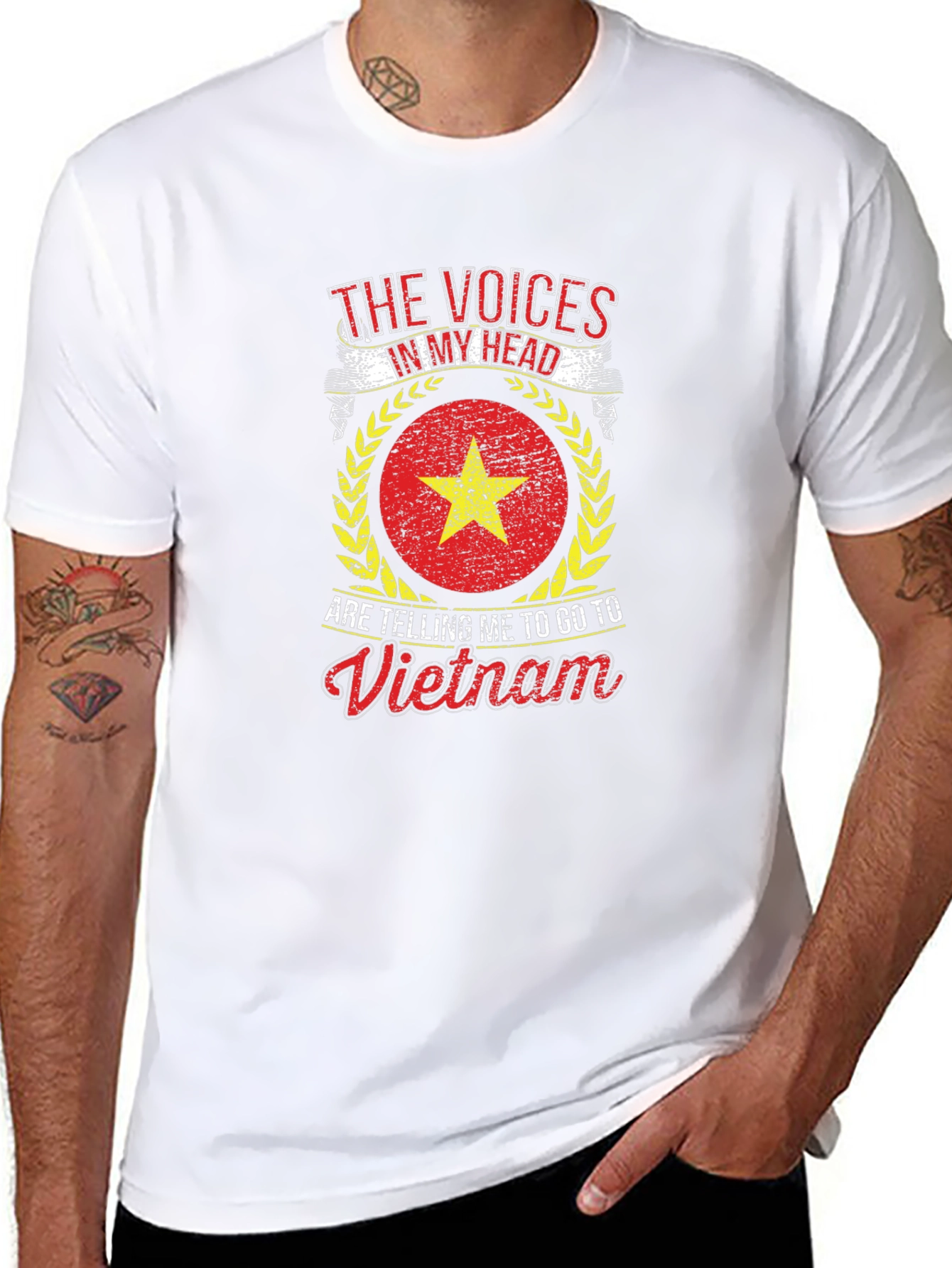 Vietnam Flag T-Shirt - Voices in My Head