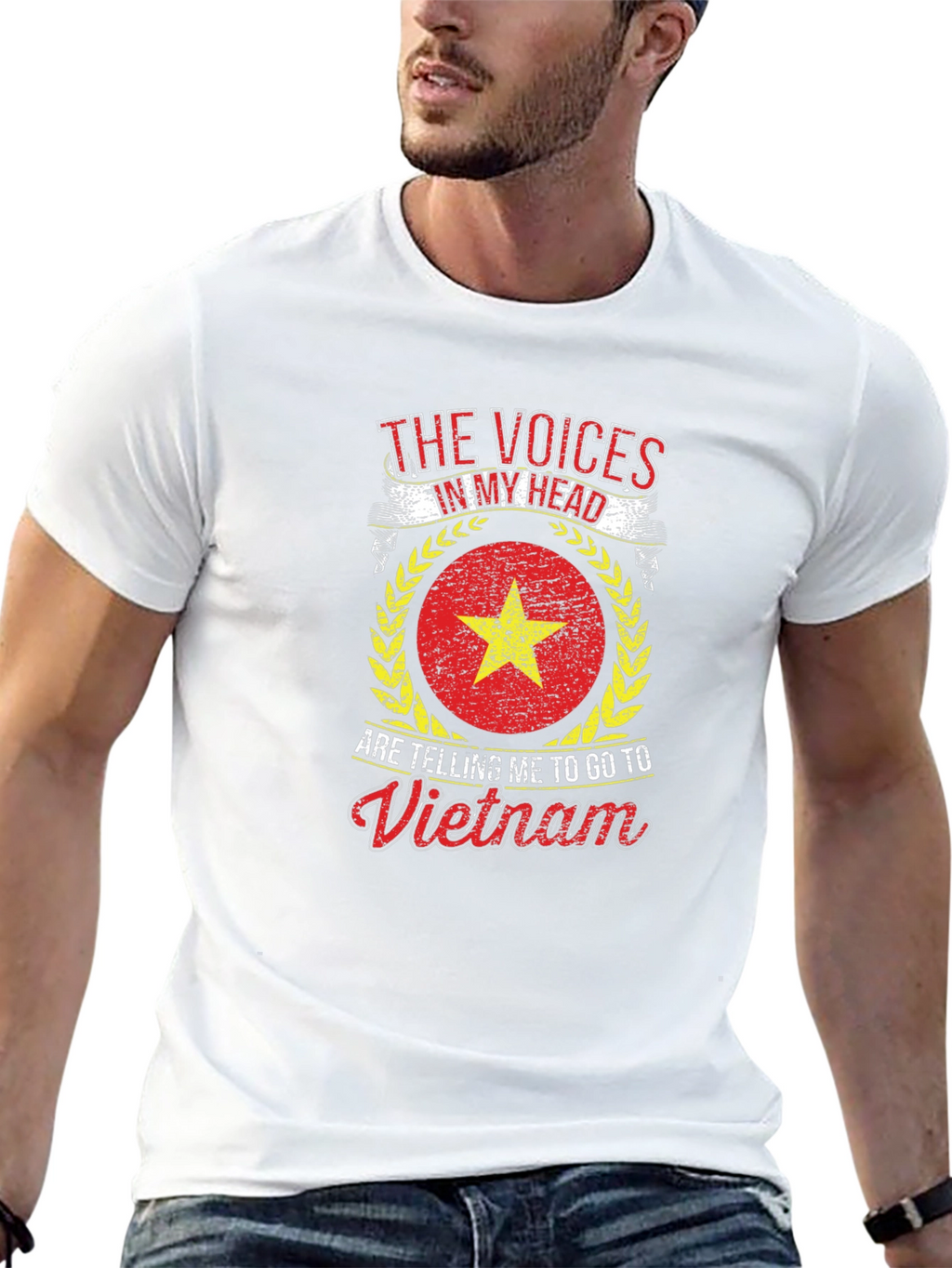 Vietnam Flag T-Shirt - Voices in My Head