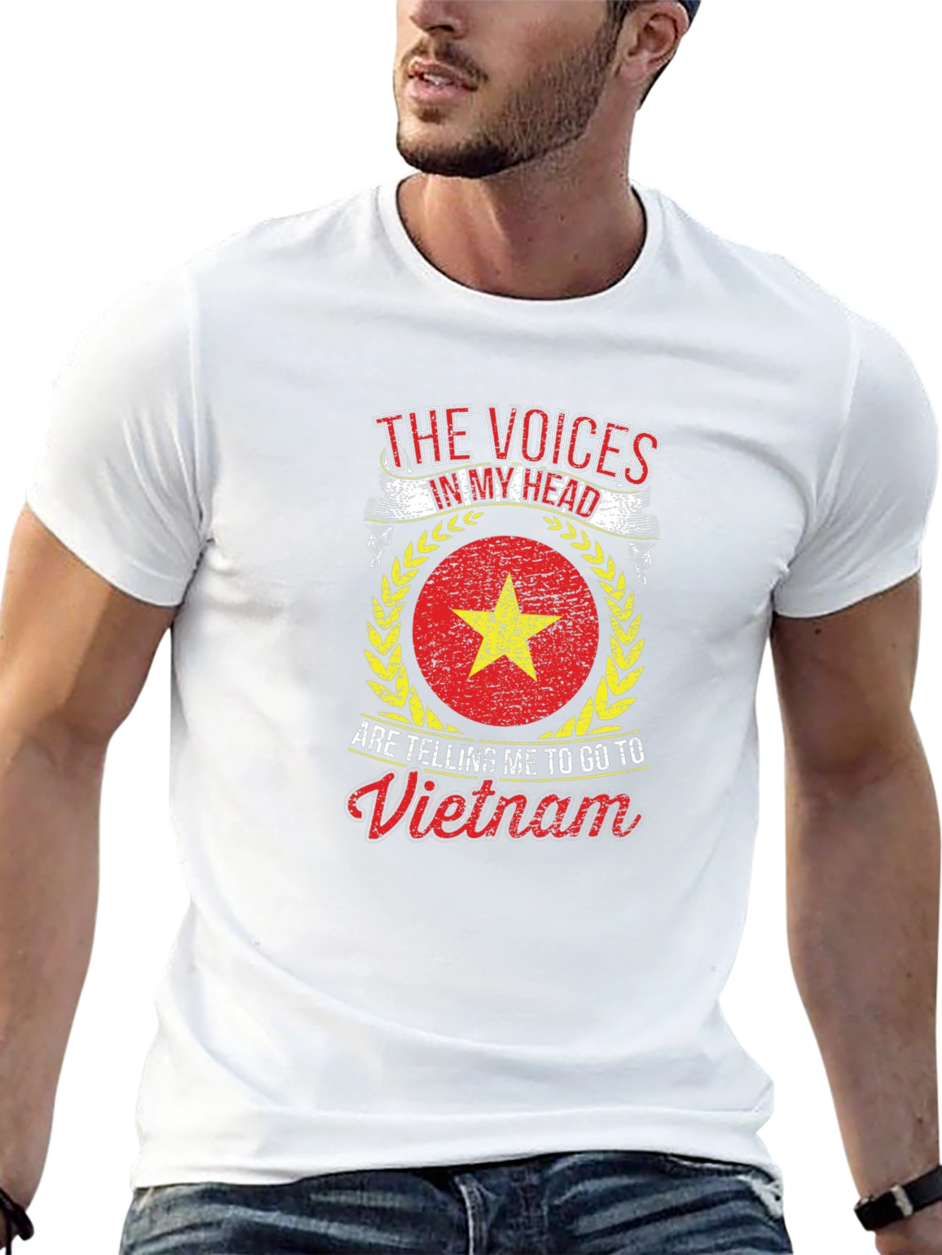 Vietnam Flag T-Shirt - Voices in My Head