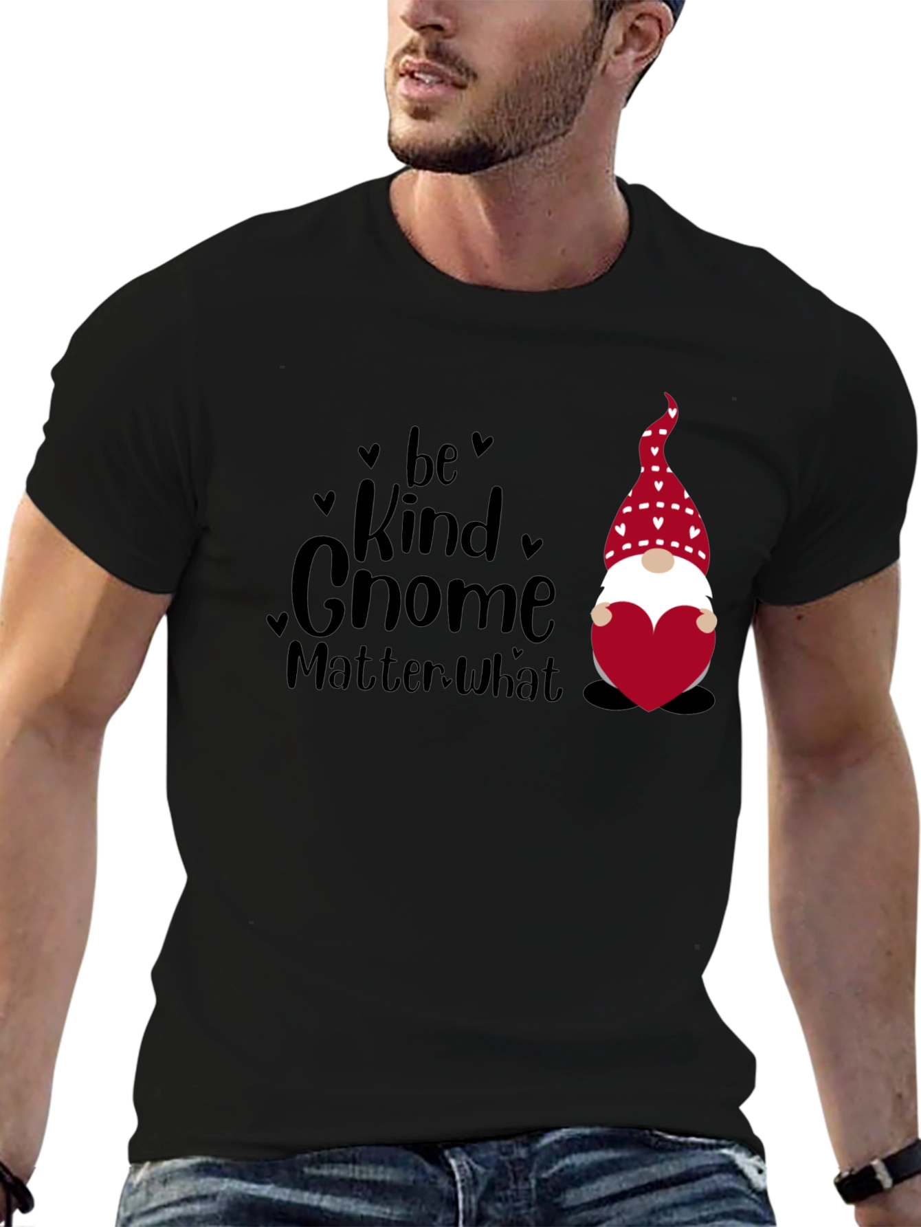 Be Kind Gnome Matter What T-Shirt Valentines Day