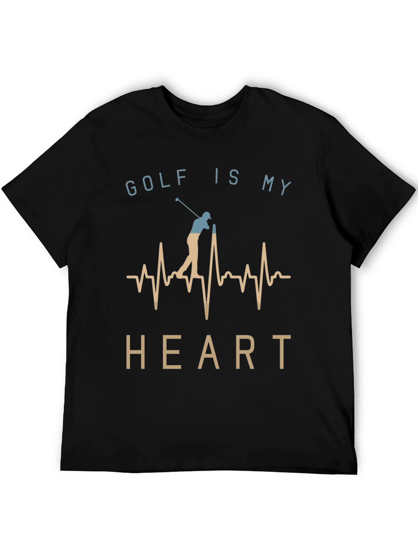 Golf Is My Heart T-Shirt - Golfer Tee