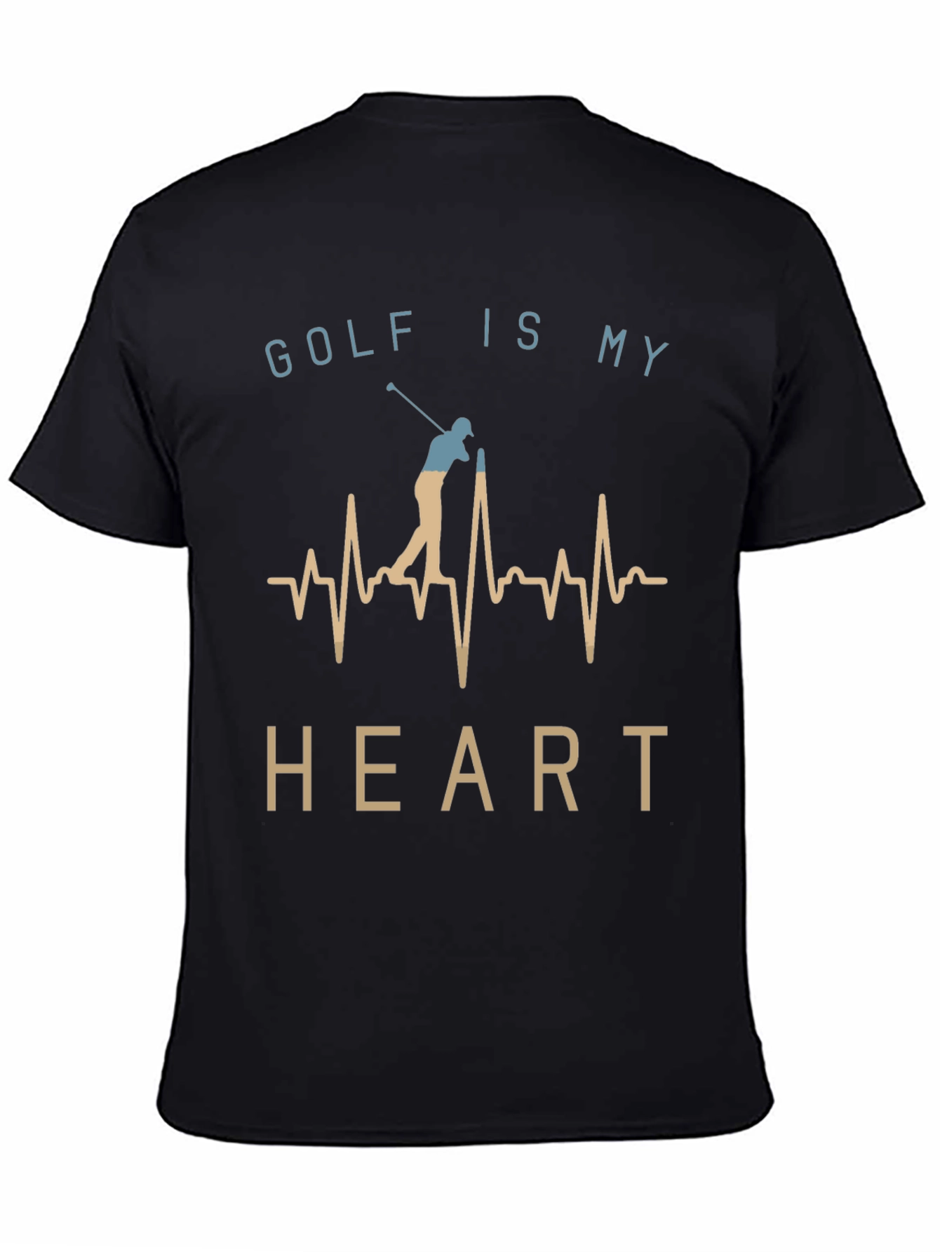 Golf Is My Heart T-Shirt - Golfer Tee