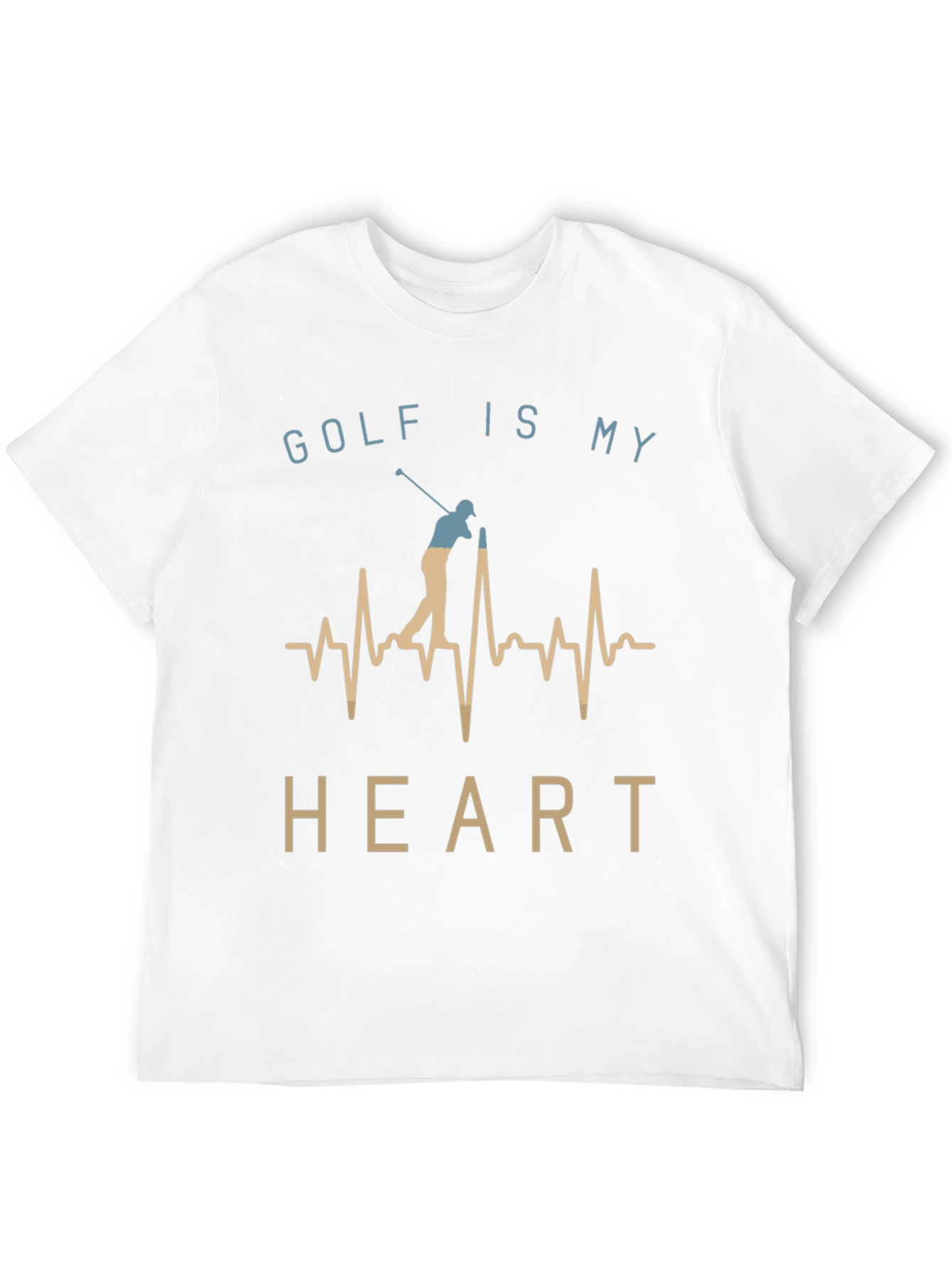 Golf Is My Heart T-Shirt - Golfer Tee