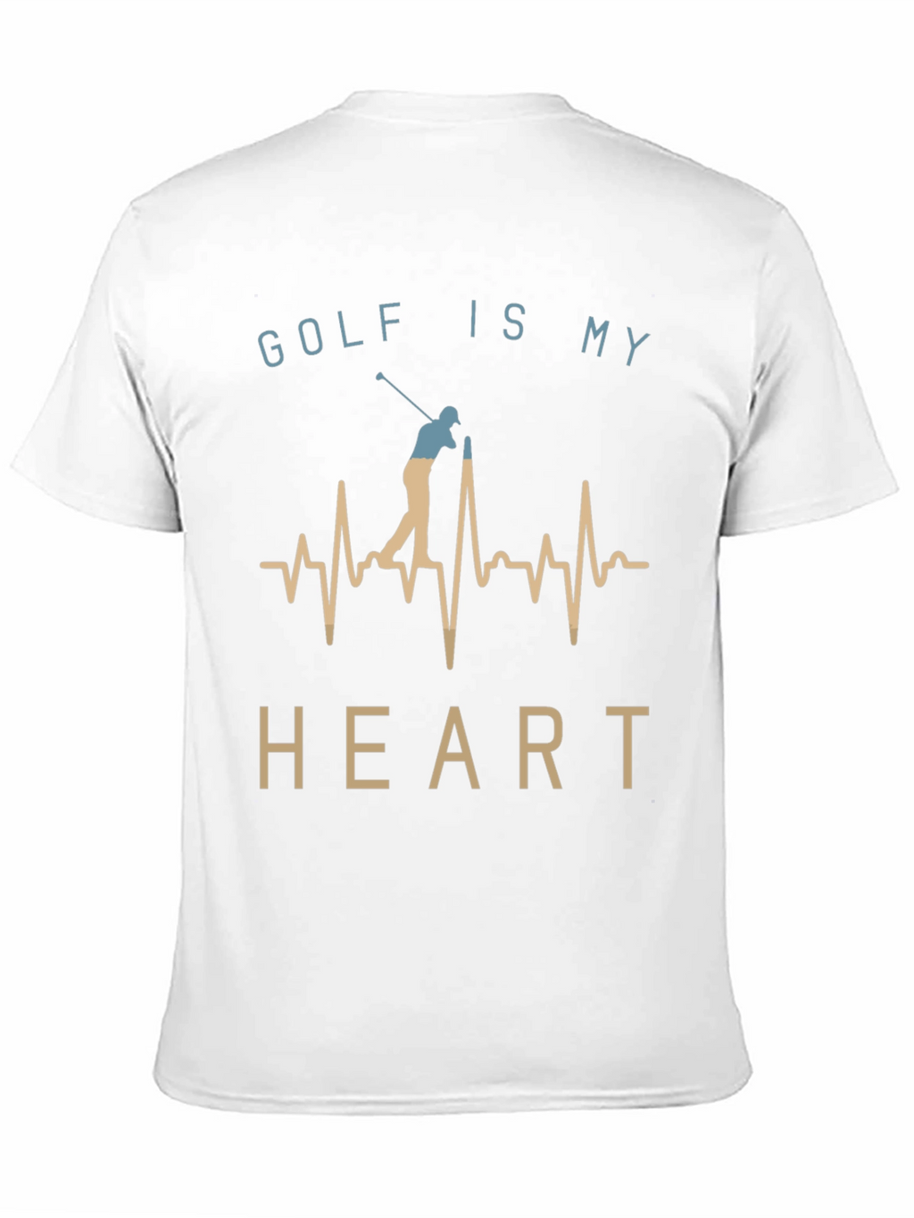Golf Is My Heart T-Shirt - Golfer Tee