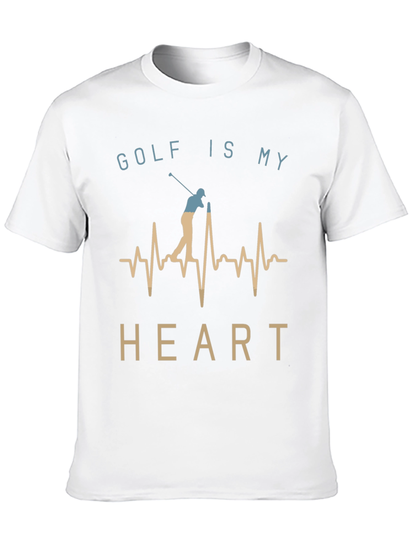 Golf Is My Heart T-Shirt - Golfer Tee