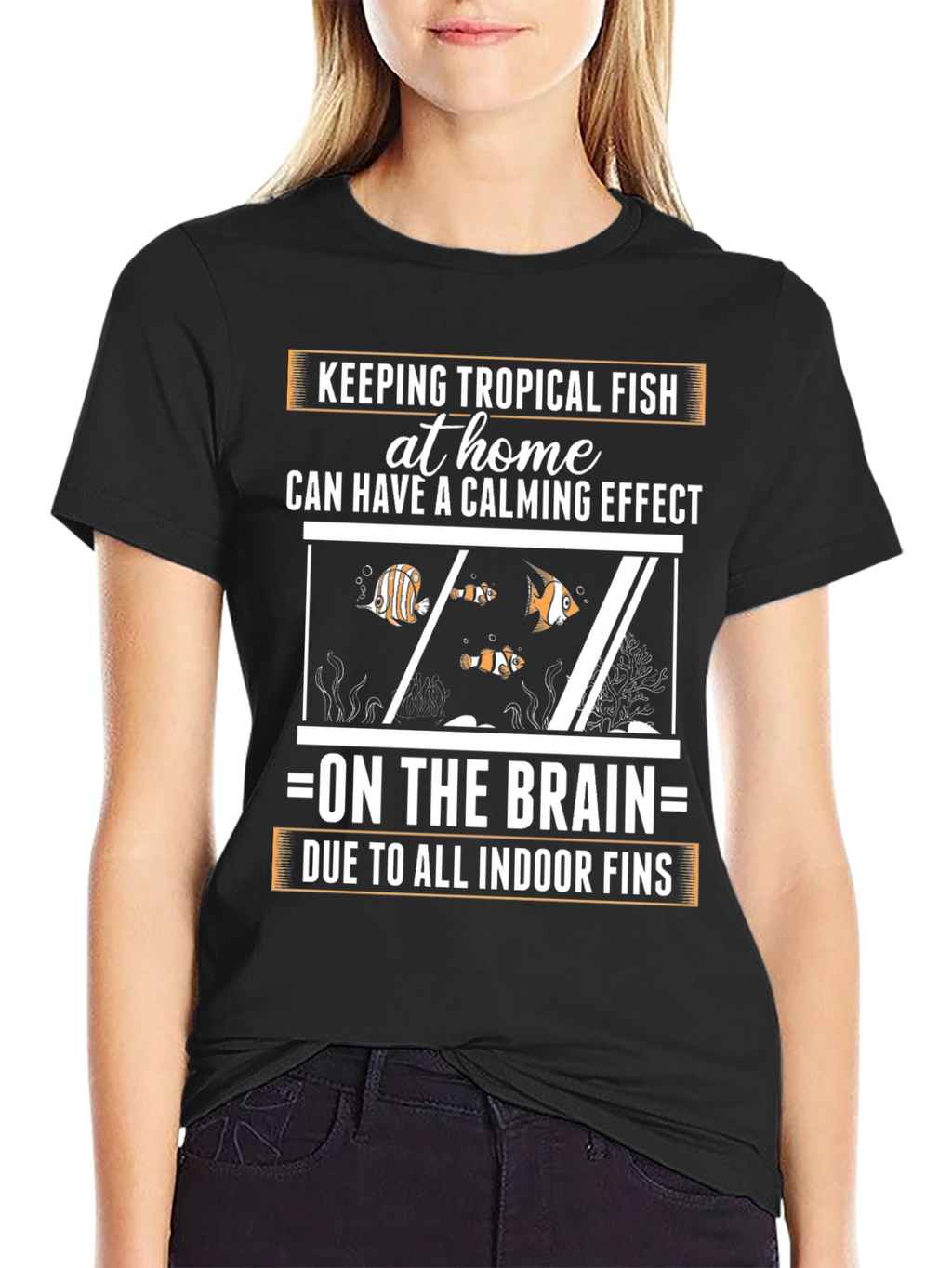 Tropical Fish Calming Effect Graphic Tee