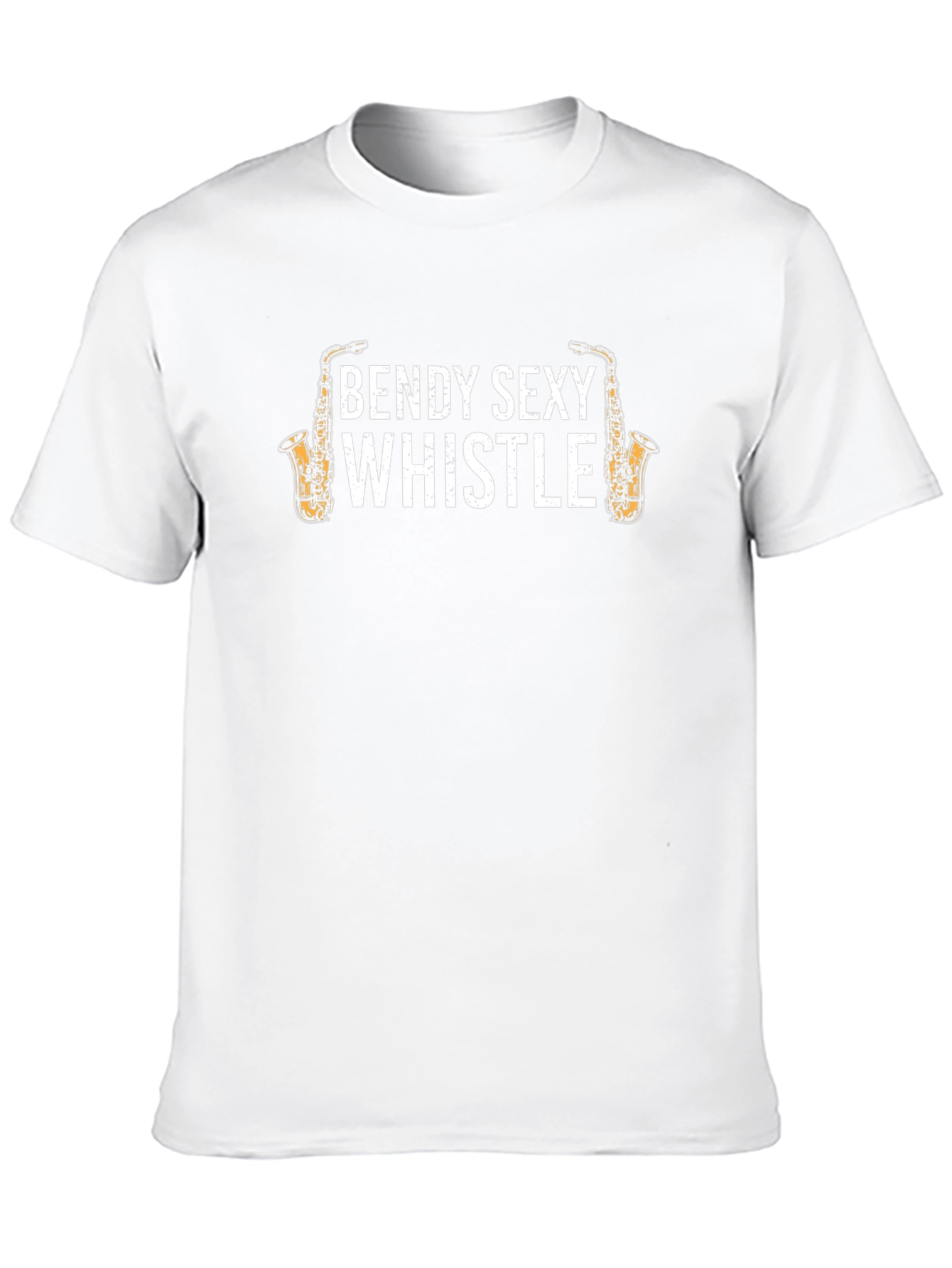 Bendy Sexy Whistle Graphic Tee - Black Cotton Shirt