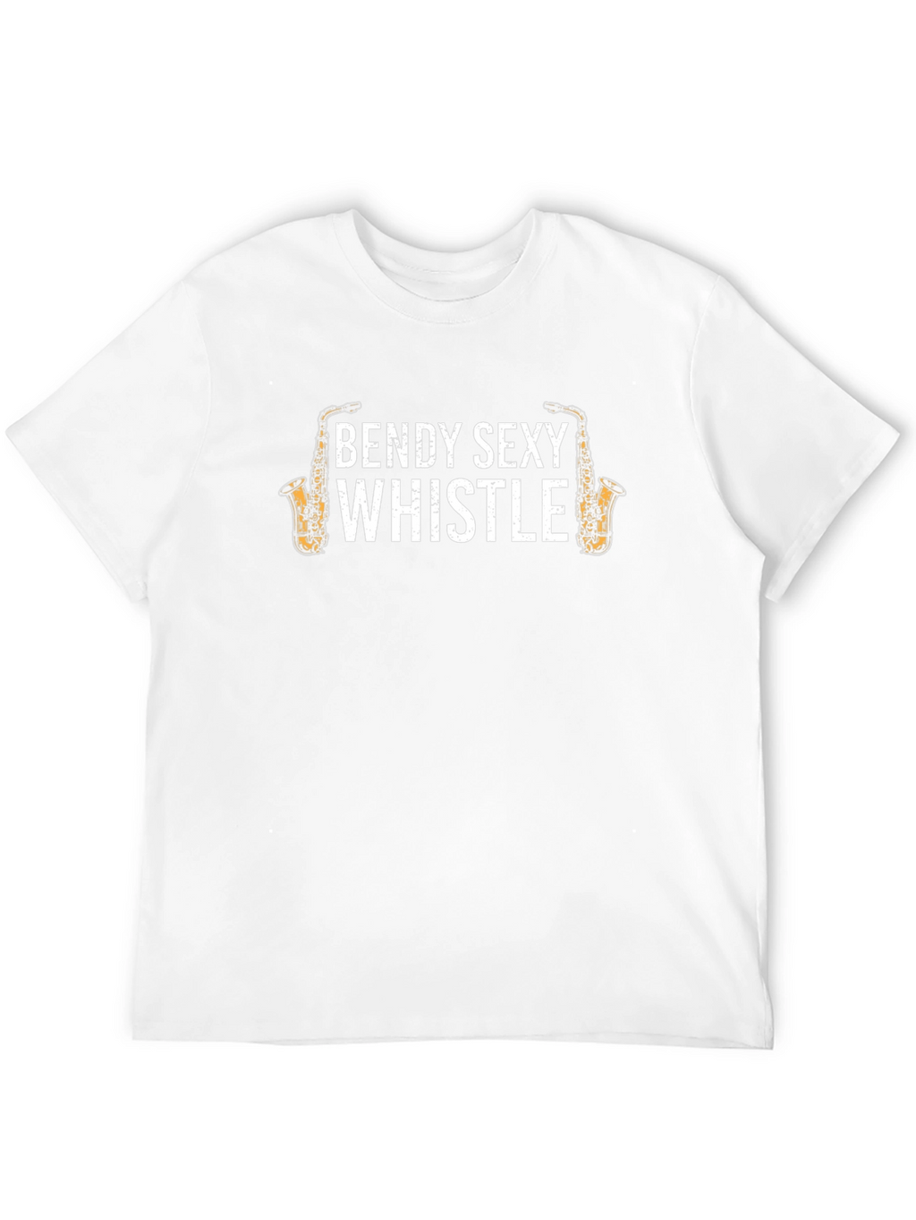 Bendy Sexy Whistle Graphic Tee - Black Cotton Shirt