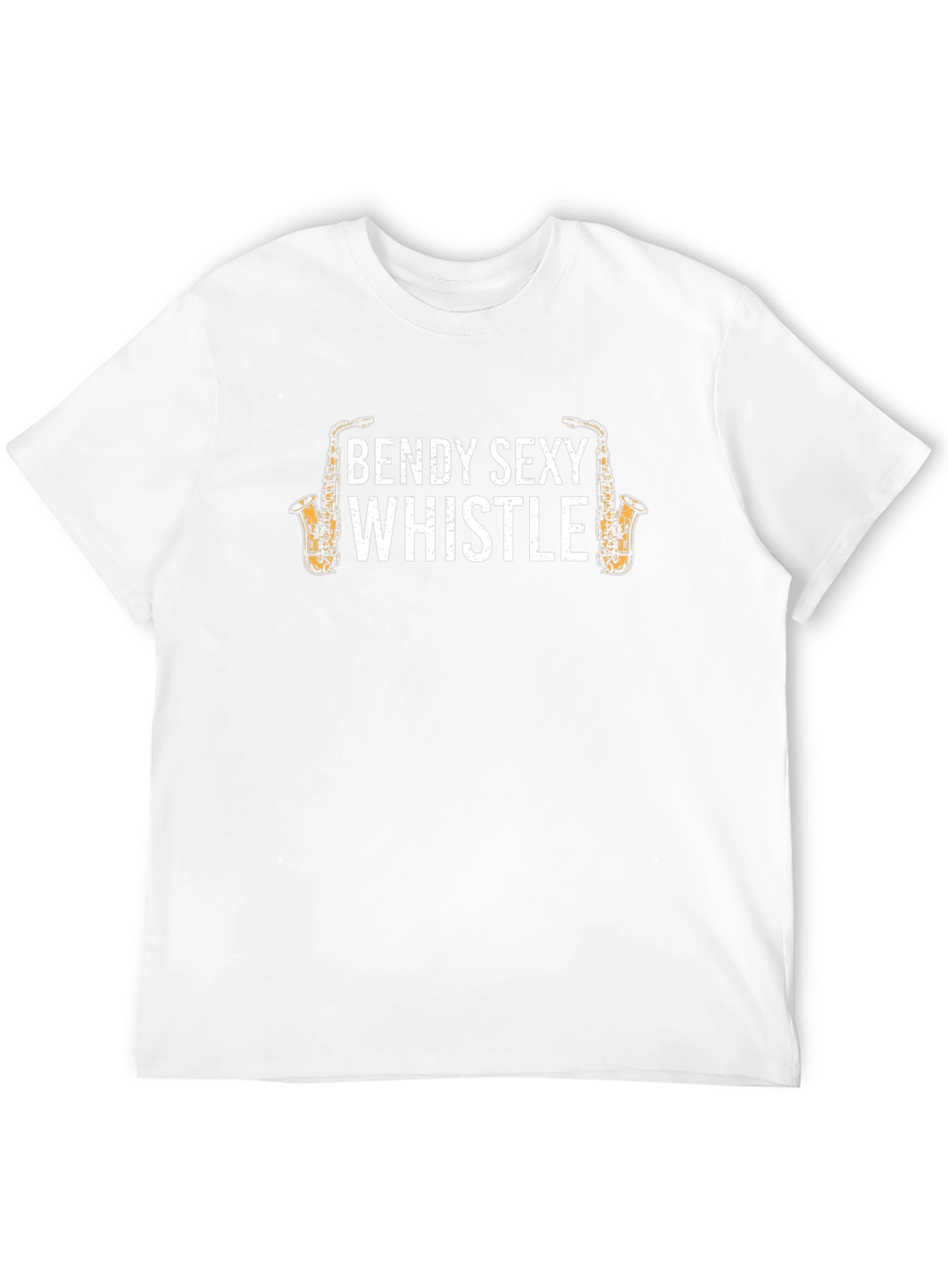 Bendy Sexy Whistle Graphic Tee - Black Cotton Shirt
