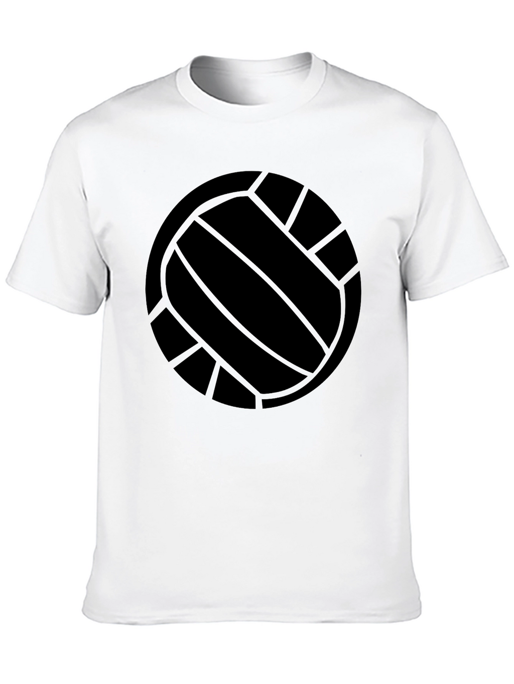 Black Volleyball Graphic T-Shirt